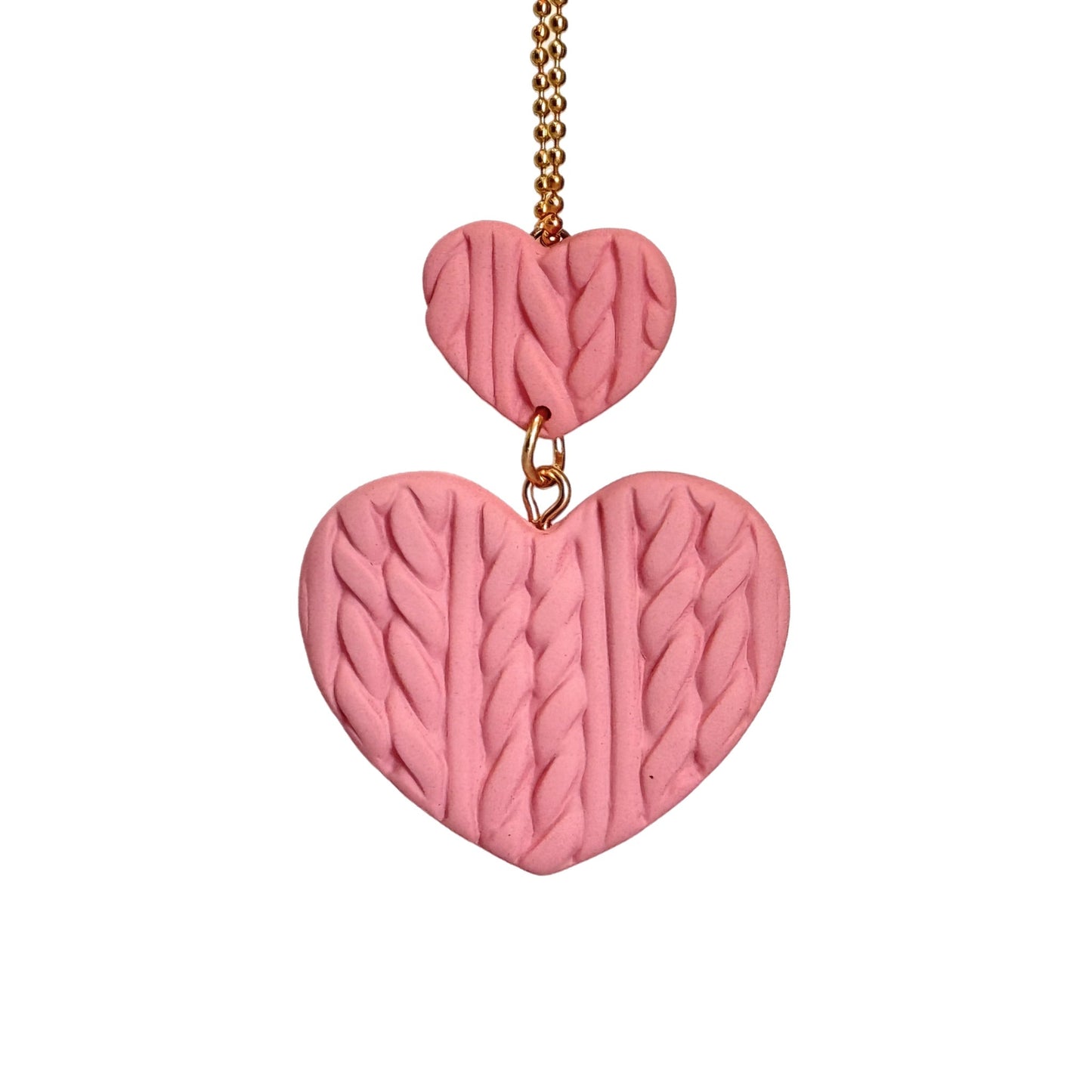 Sweater Hearts Charm - Tumbler Handle Charm - The Nifty Little Finds - Charm - The Nifty Little Finds