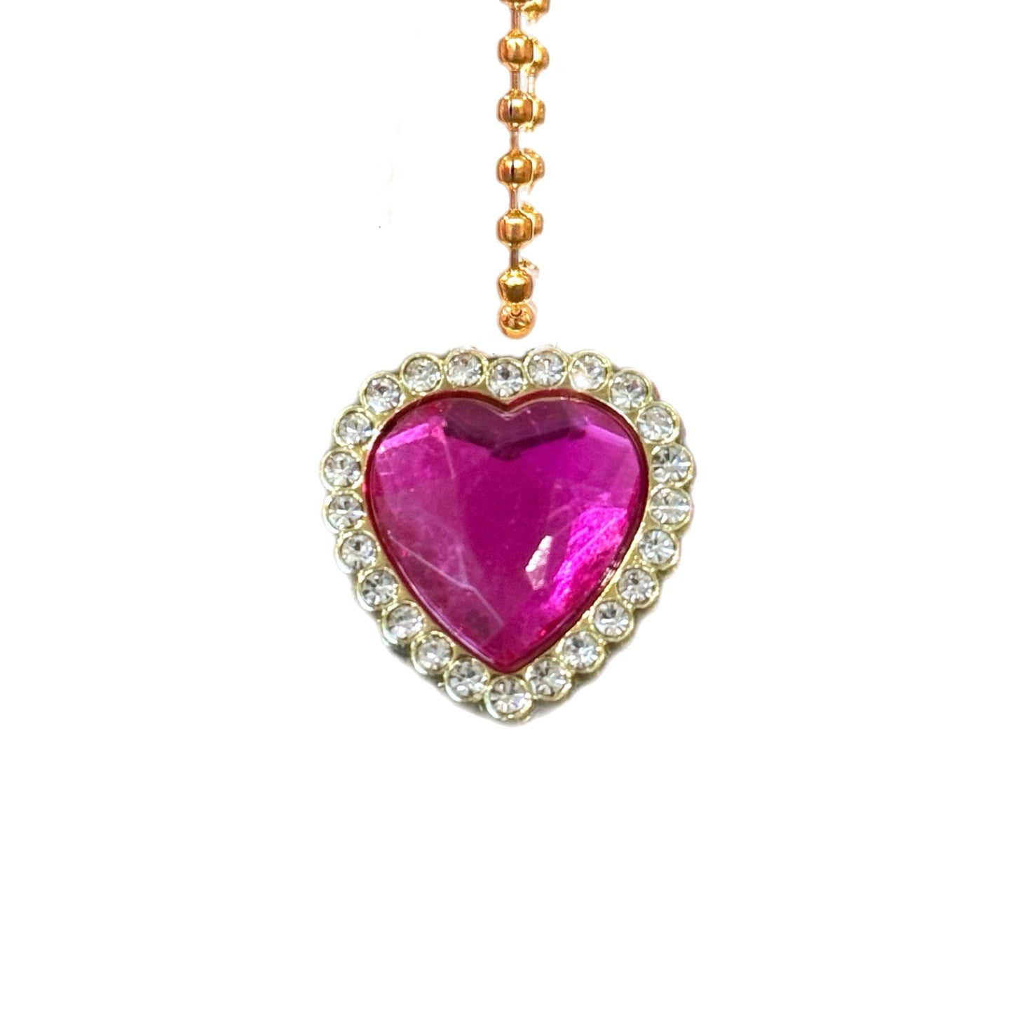 Faceted Heart Charm - Tumbler Handle Charm - The Nifty Little Finds - Charm - The Nifty Little Finds