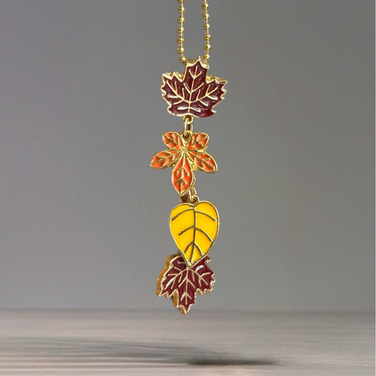 Fall Leaves Charm - Tumbler Handle Charm - The Nifty Little Finds - Charm - The Nifty Little Finds