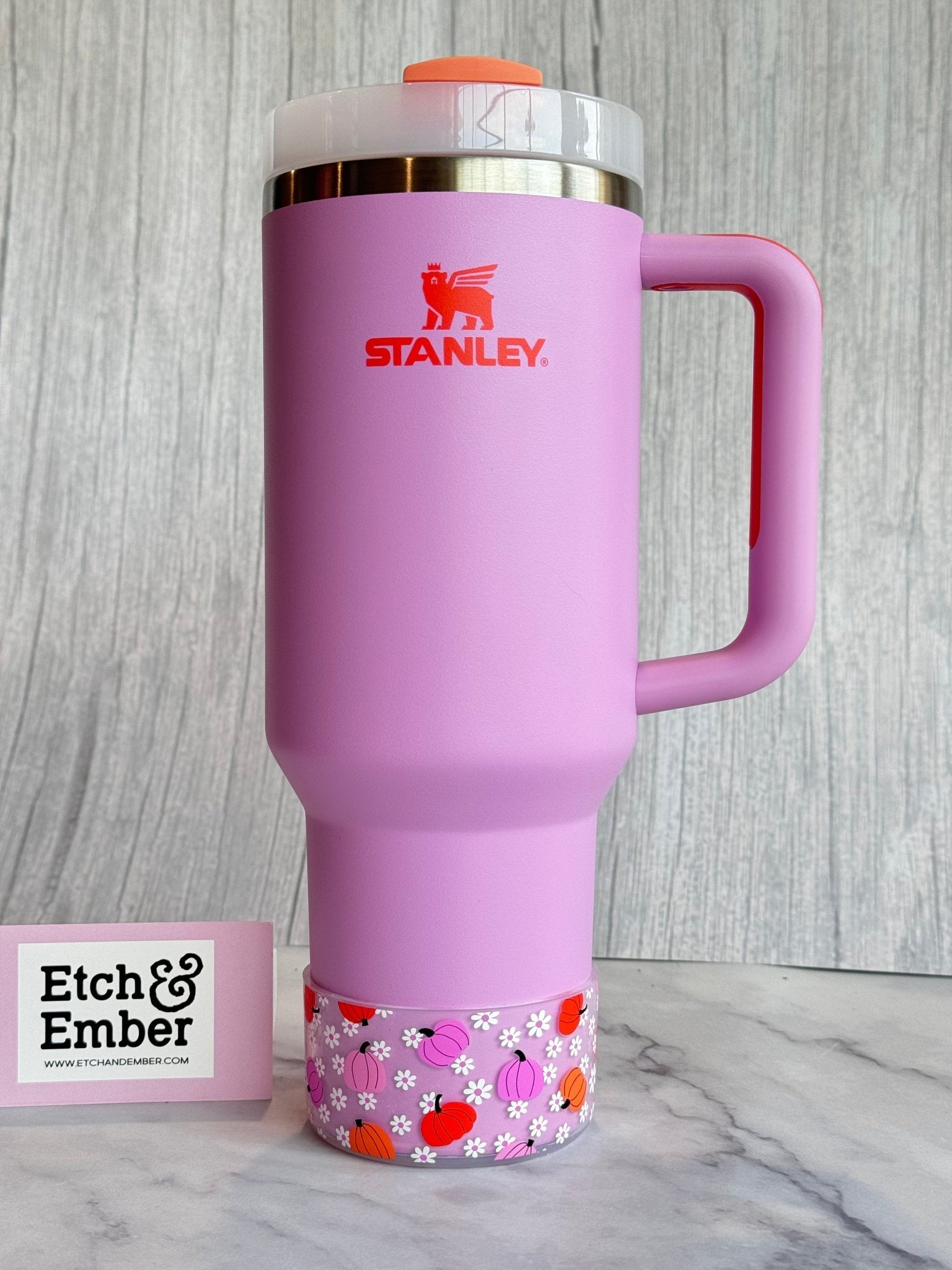 Floral Pink Pumpkins Boot - The Nifty Little Finds - Boot - The Nifty Little Finds