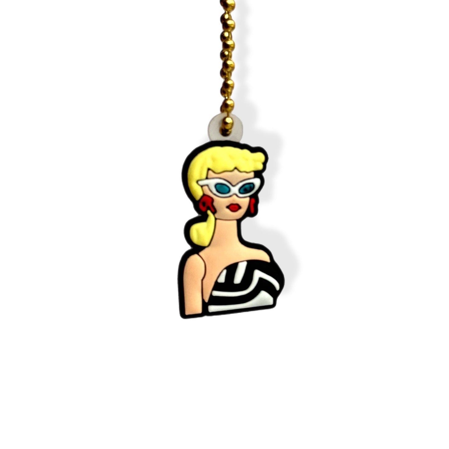 Malibu Girl Silicone Charms - Tumbler Handle Charm - The Nifty Little Finds - Charm - The Nifty Little Finds