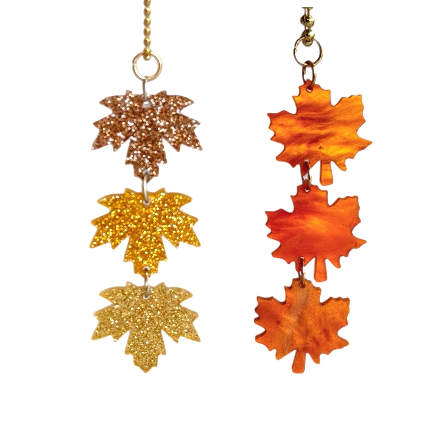 FALL LEAVES Charm - Tumbler Handle Charm - The Nifty Little Finds - Charm - The Nifty Little Finds