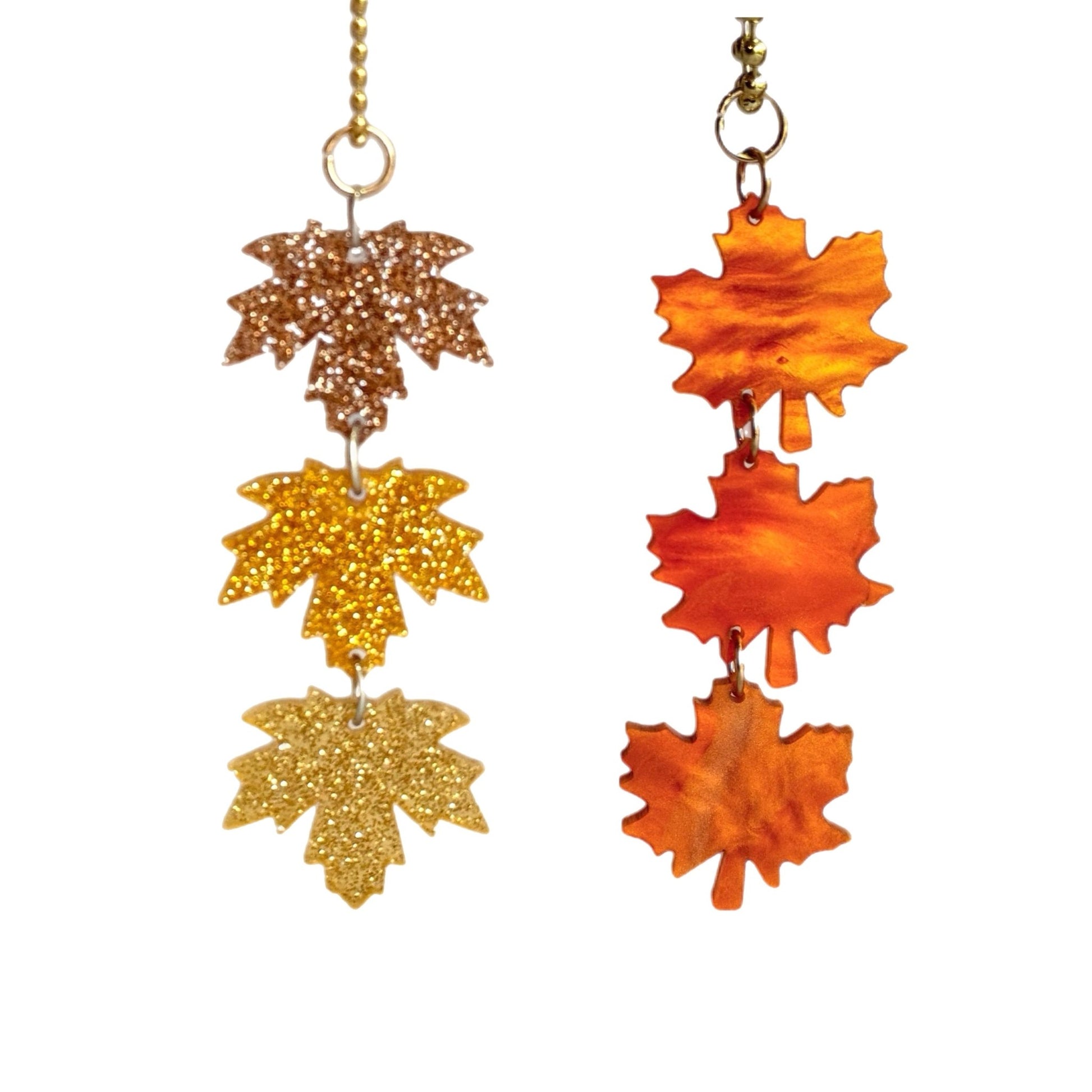 FALL LEAVES Charm - Tumbler Handle Charm - The Nifty Little Finds - Charm - The Nifty Little Finds
