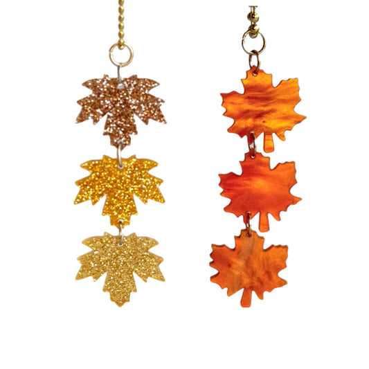 FALL LEAVES Charm - Tumbler Handle Charm - The Nifty Little Finds - Charm - The Nifty Little Finds