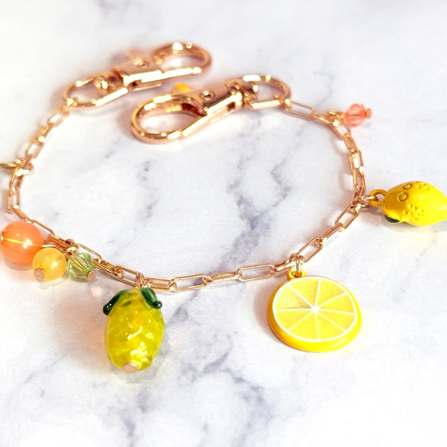 Lemons Deluxe Tumbler Charm Necklace - The Nifty Little Finds - Necklace - The Nifty Little Finds