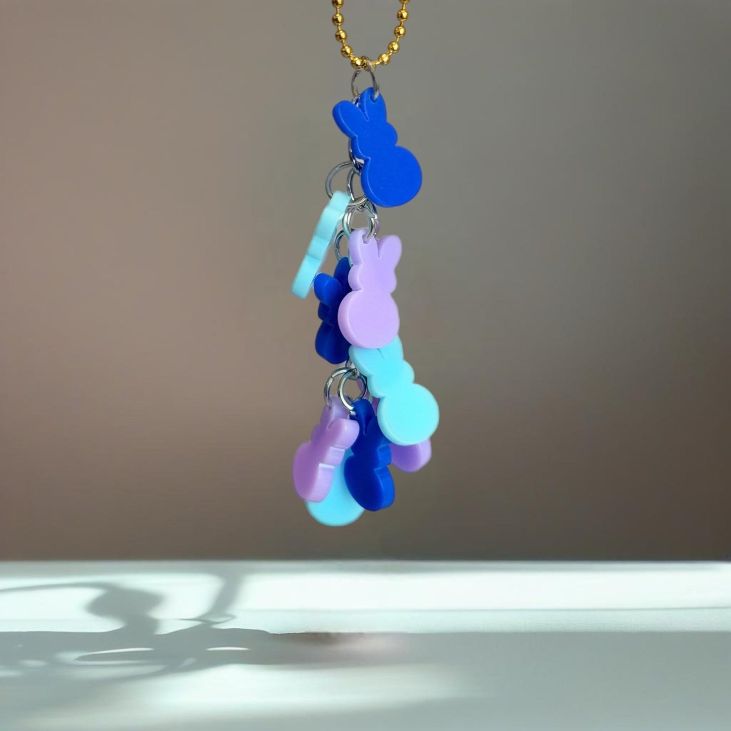 Peeps Bunnies Charm - Tumbler Handle Charm - The Nifty Little Finds - Charm - The Nifty Little Finds