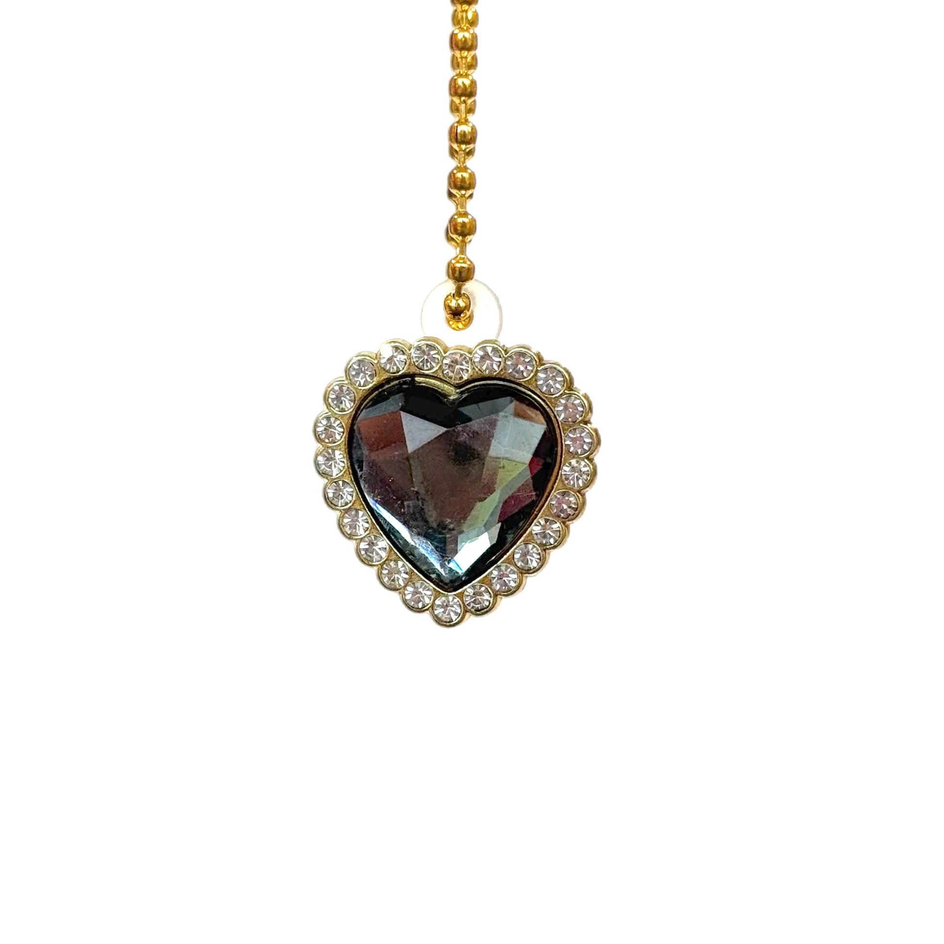 Faceted Heart Charm - Tumbler Handle Charm - The Nifty Little Finds - Charm - The Nifty Little Finds