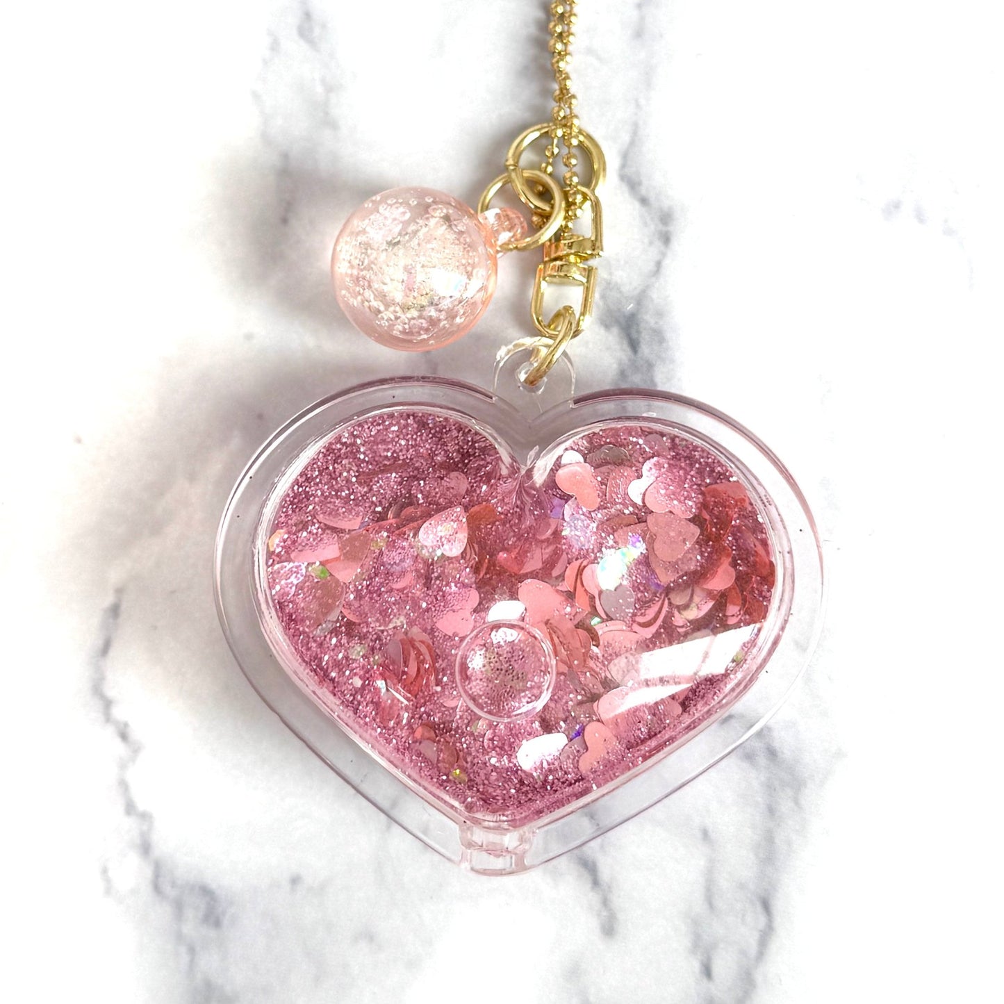 Large Bubble Heart Charm - Tumbler Handle Charm - The Nifty Little Finds - Charm - The Nifty Little Finds