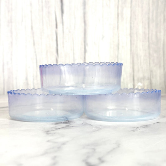 Blue Tinted 3.25” Scalloped Shorty Boot - The Nifty Little Finds - Boot - The Nifty Little Finds