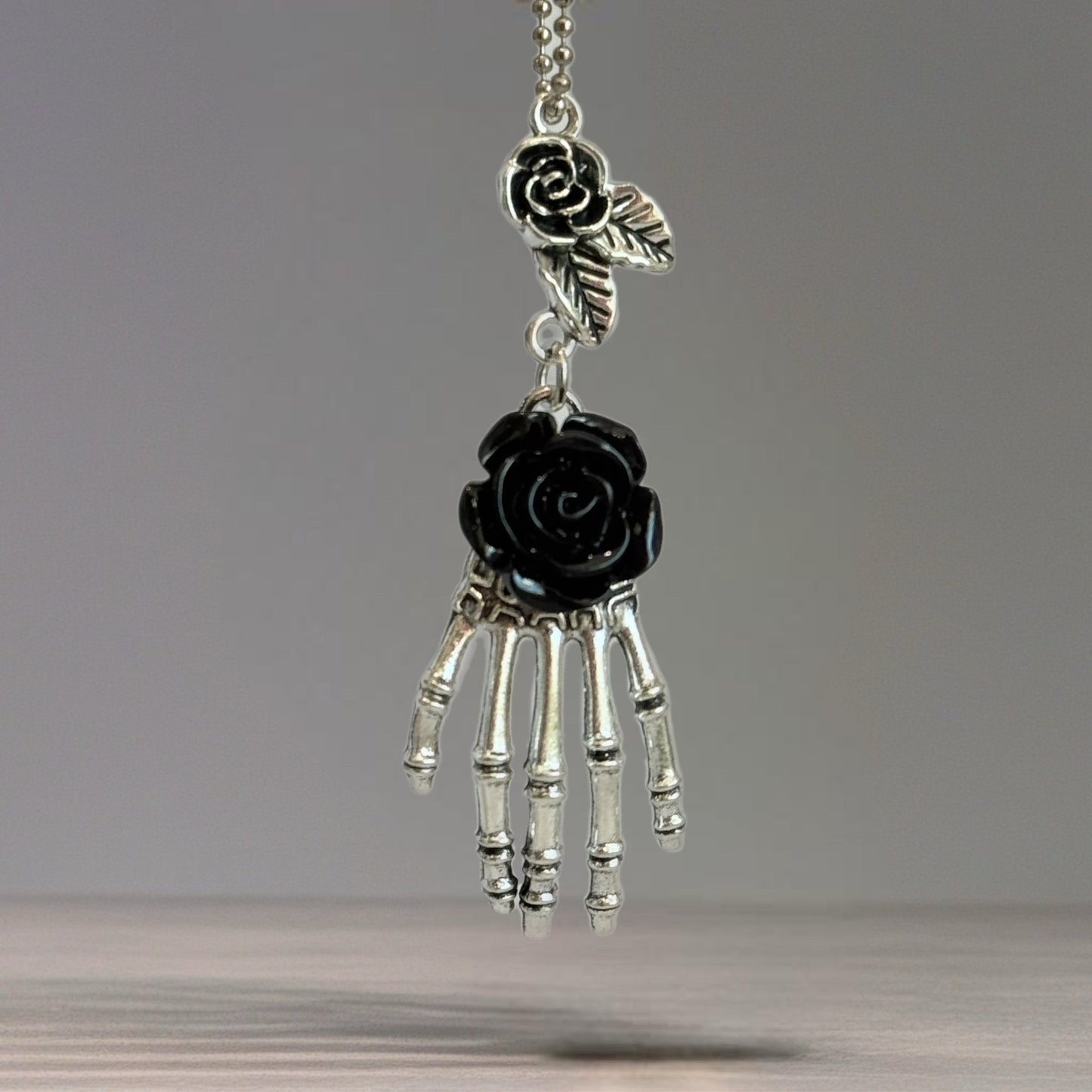 Deadly Damask Skeleton Charm - Tumbler Handle Charm - The Nifty Little Finds - Charm - The Nifty Little Finds