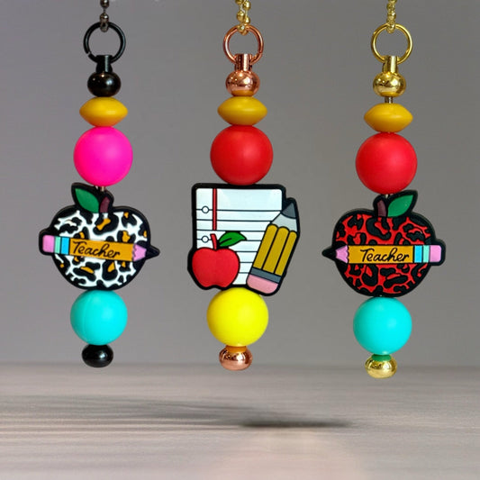 Teacher Charm - Tumbler Handle Charm - The Nifty Little Finds - Charm - The Nifty Little Finds