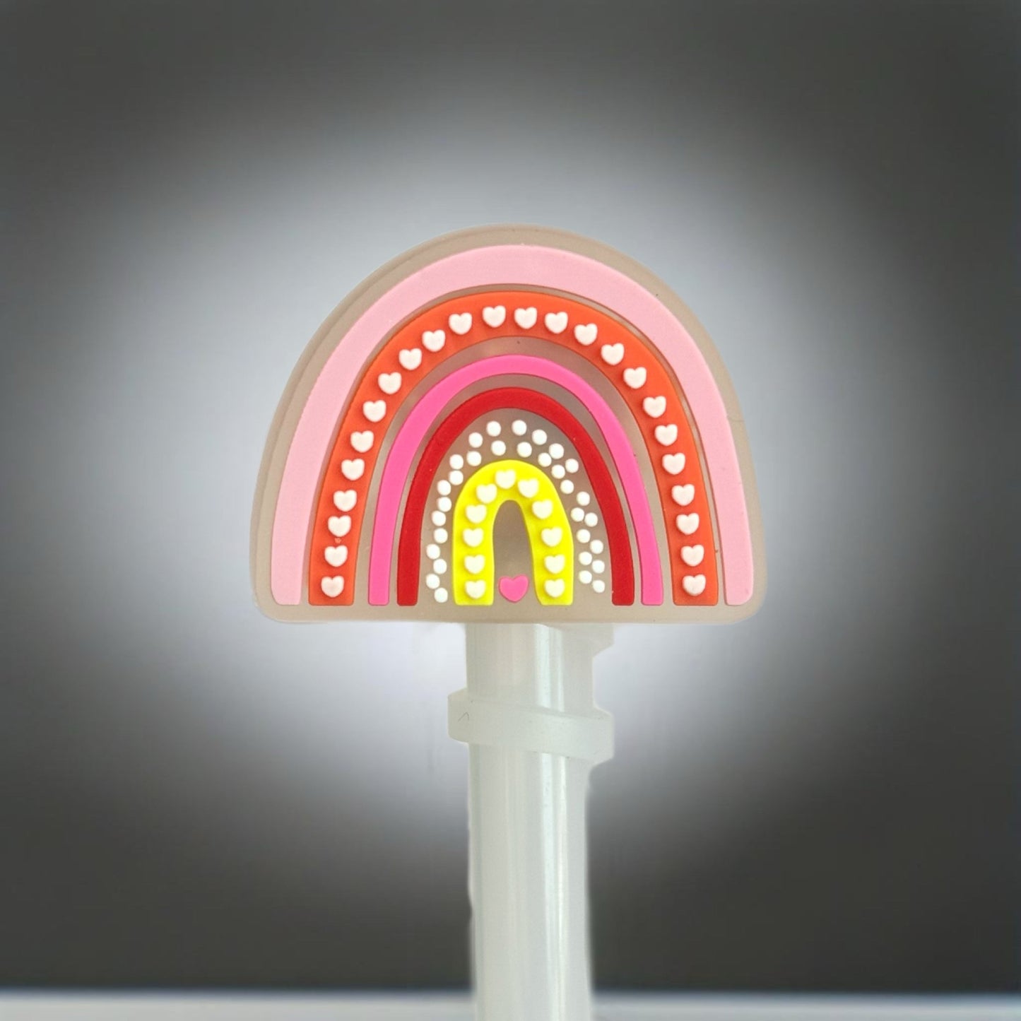 LED Light Up Rainbow Straw Topper - The Nifty Little Finds - Deluxe Straw Topper - The Nifty Little Finds