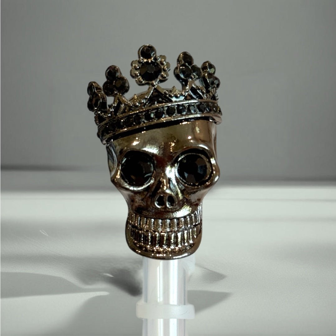 Royal Skull Deluxe Straw Topper - The Nifty Little Finds - Deluxe Straw Topper - The Nifty Little Finds