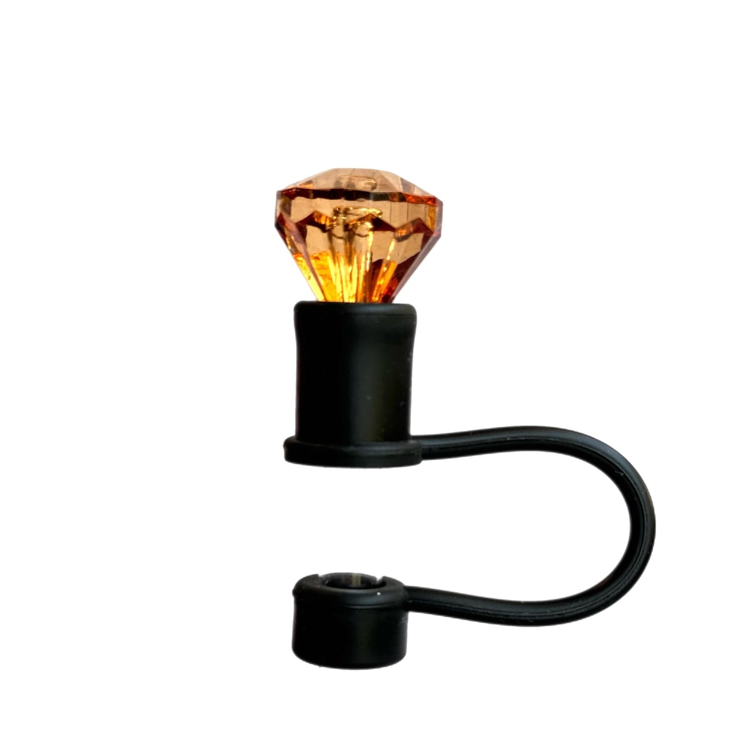 DIAMOND Straw Topper Black Base - The Nifty Little Finds - Deluxe Straw Topper - The Nifty Little Finds