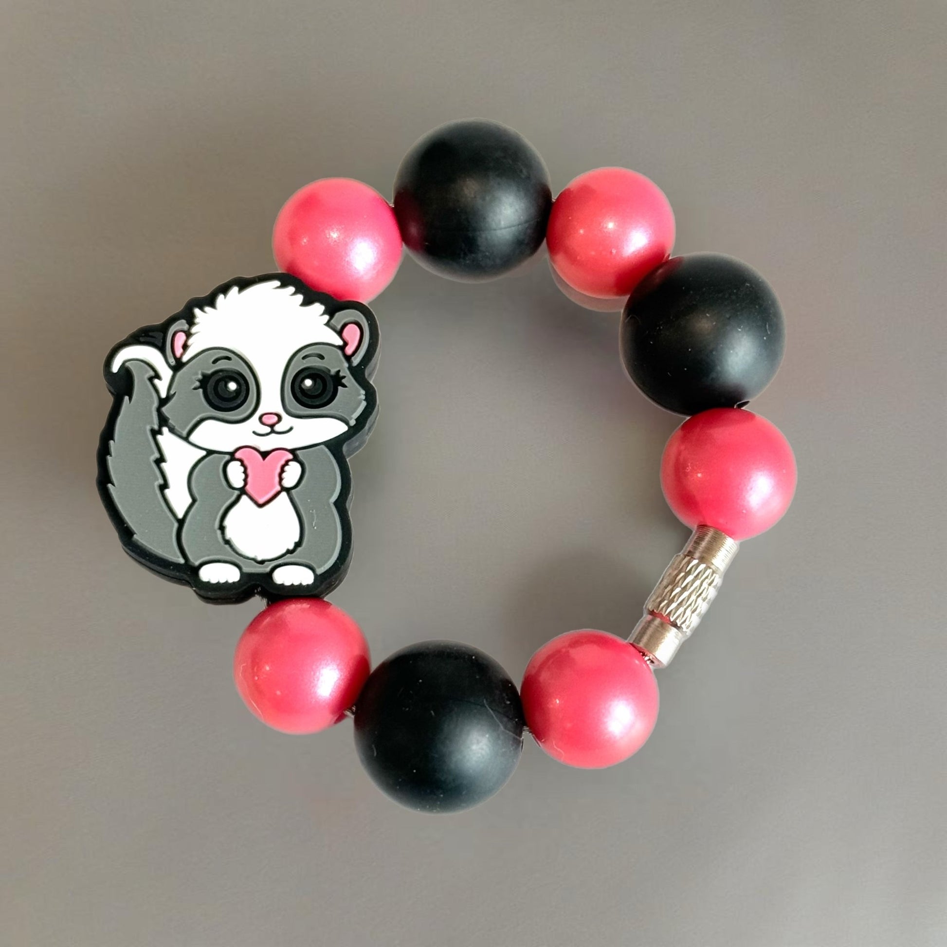 Lovey Skunk Bracelet - Tumbler Handle Charm - The Nifty Little Finds - Charm - The Nifty Little Finds