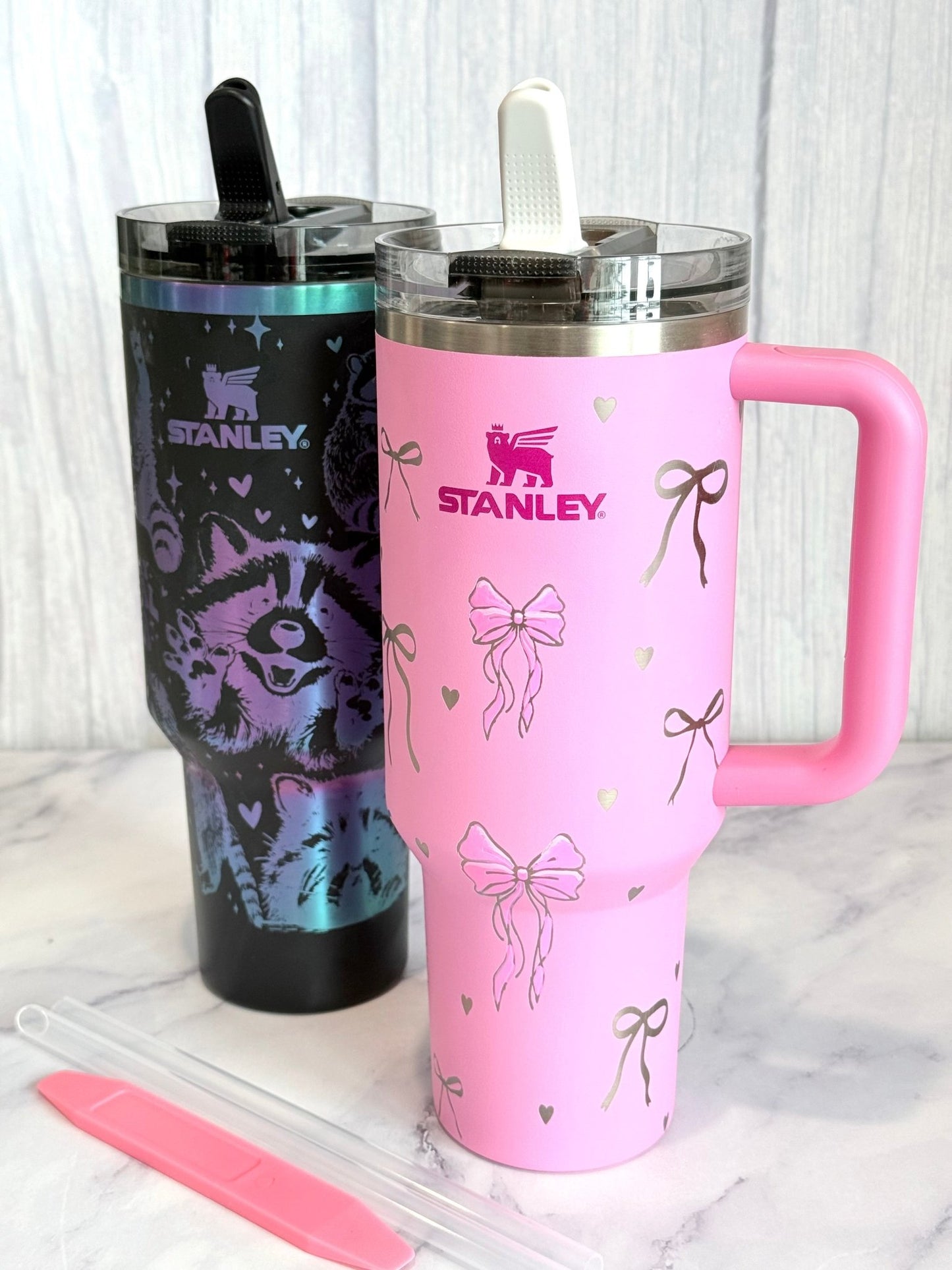 Leakproof Stanley 40oz Compatible Lid Set of 2 - The Nifty Little Finds - The Nifty Little Finds