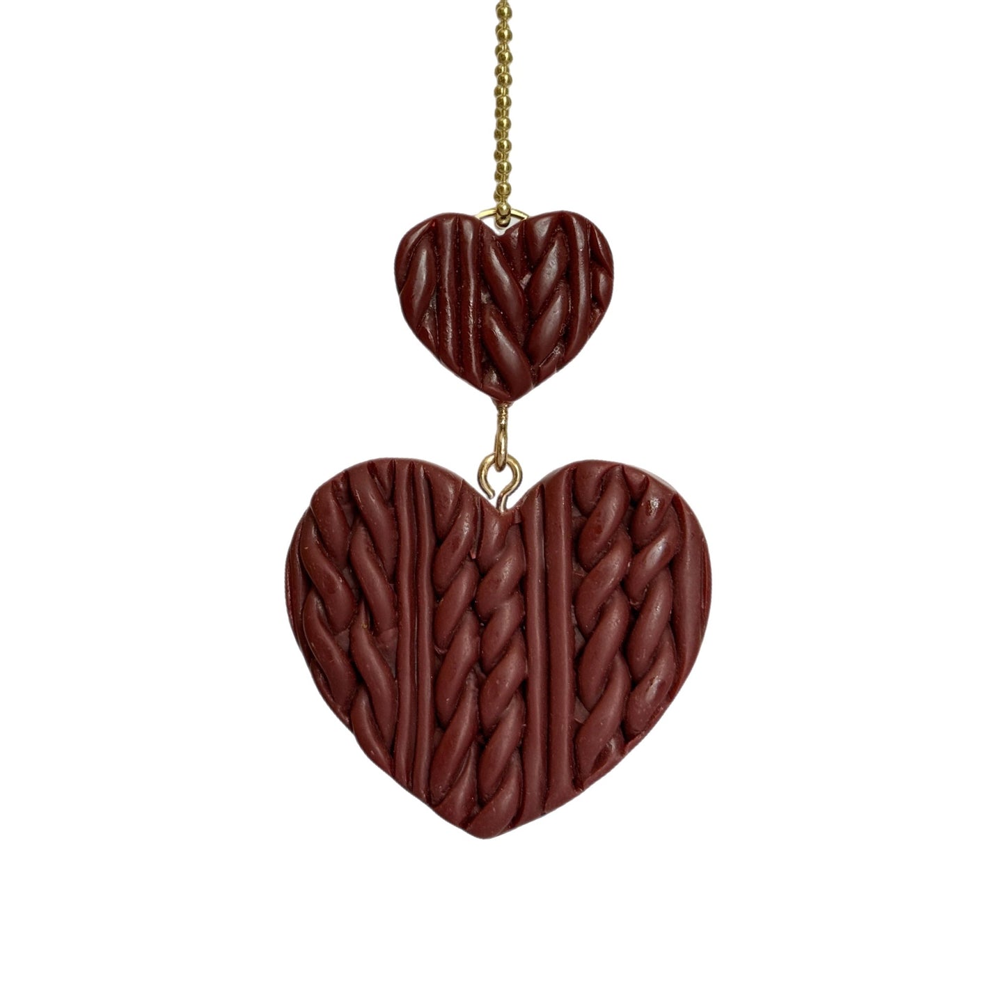 Sweater Hearts Charm - Tumbler Handle Charm - The Nifty Little Finds - Charm - The Nifty Little Finds