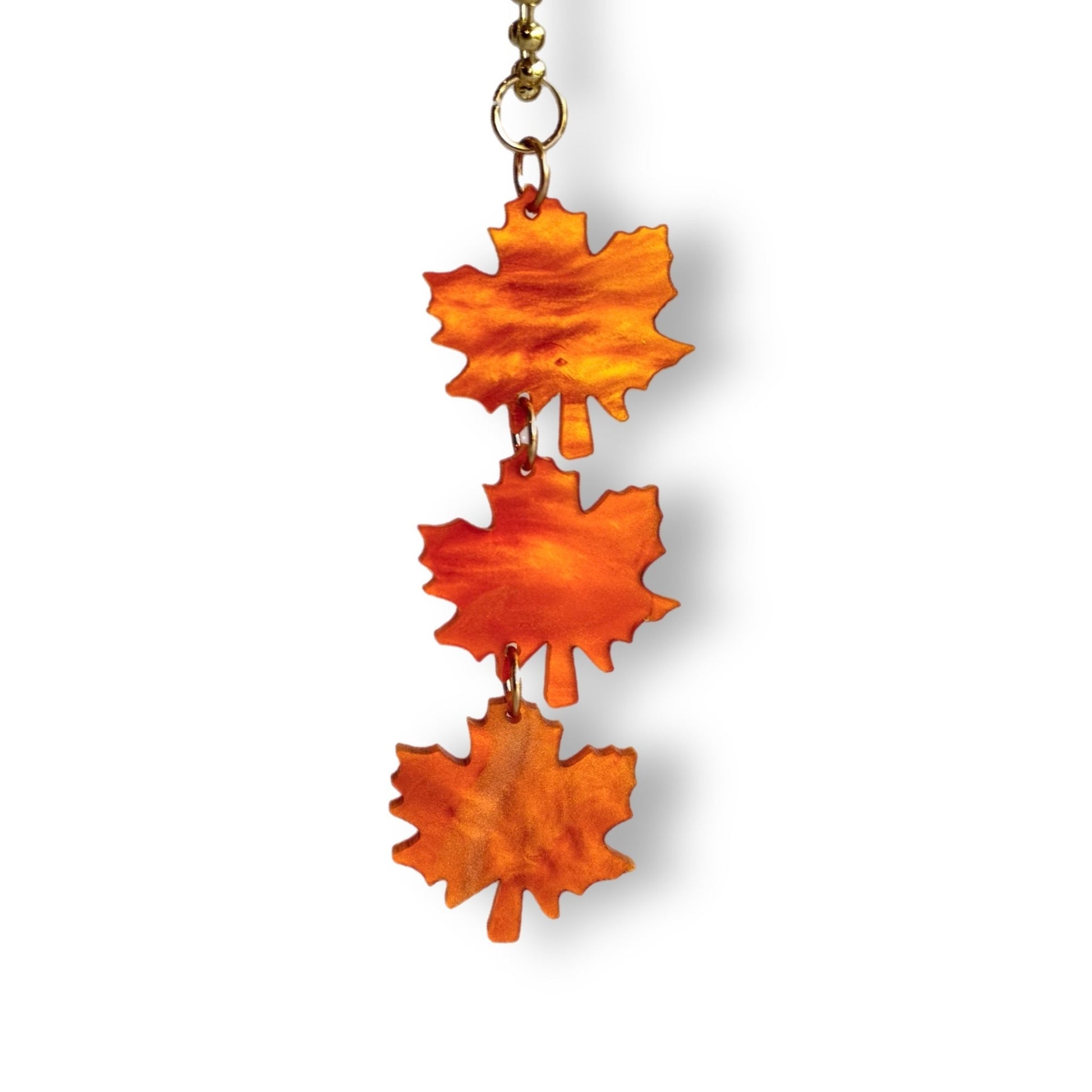 FALL LEAVES Charm - Tumbler Handle Charm - The Nifty Little Finds - Charm - The Nifty Little Finds