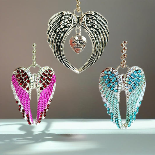 Angel Wings Charms - Tumbler Handle Charm - The Nifty Little Finds - Charm - The Nifty Little Finds