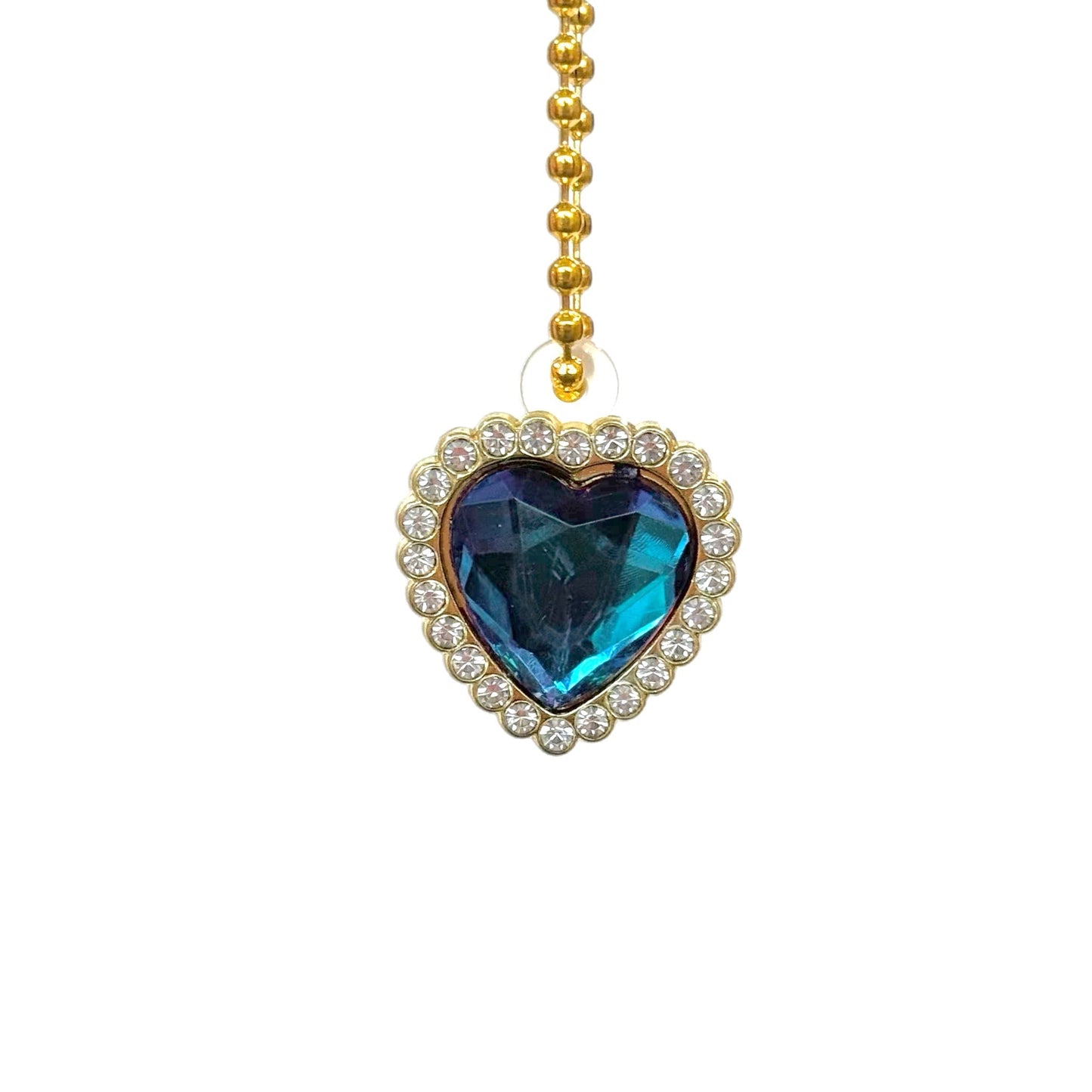Faceted Heart Charm - Tumbler Handle Charm - The Nifty Little Finds - Charm - The Nifty Little Finds