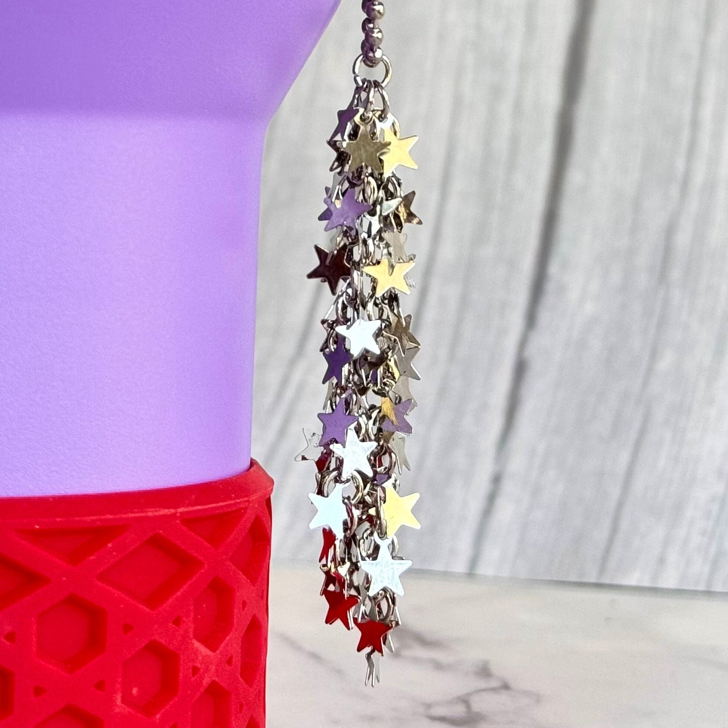 FALLING STARS Charms - Tumbler Handle Charm - The Nifty Little Finds - Charm - The Nifty Little Finds
