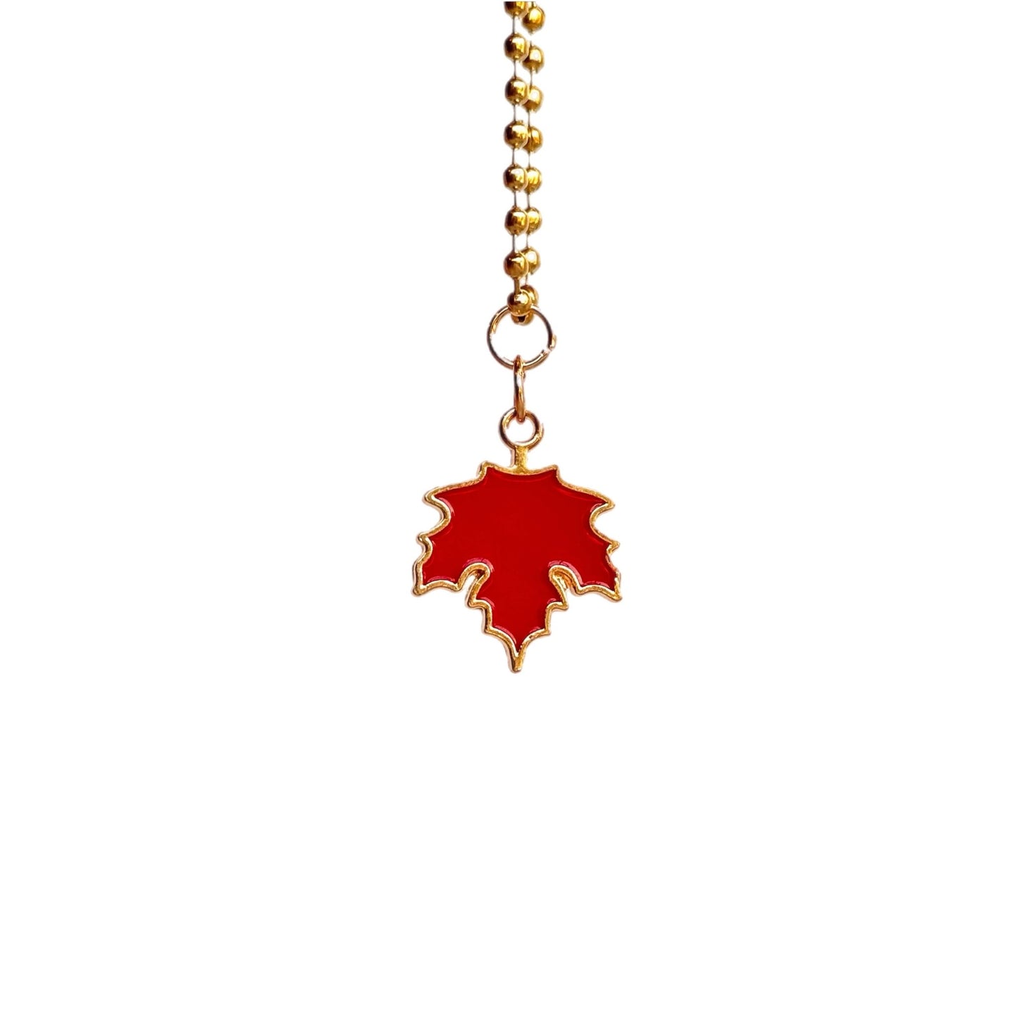 MAPLE LEAF Charms - Tumbler Handle Charm - The Nifty Little Finds - Charm - The Nifty Little Finds