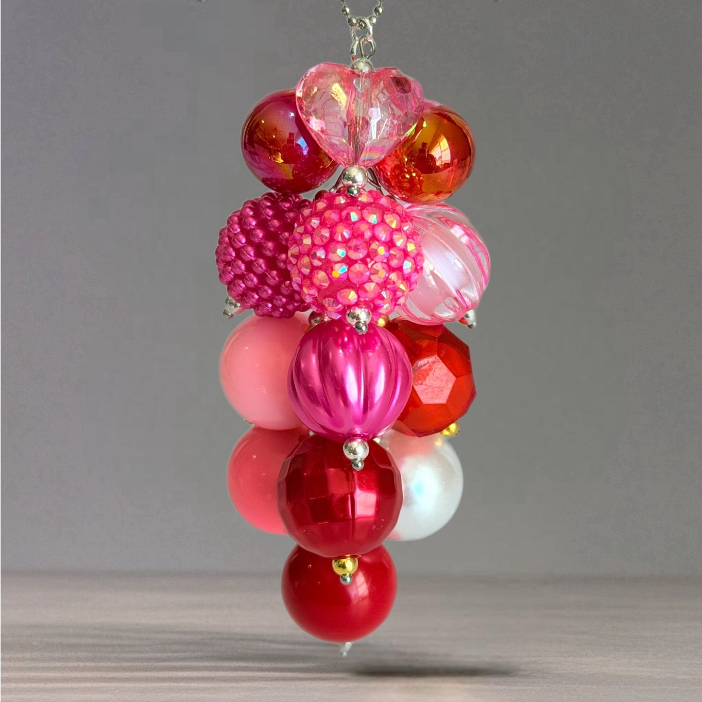 Pink Pop Bauble Charm - Tumbler Handle Charm- updated - The Nifty Little Finds - Bauble - The Nifty Little Finds