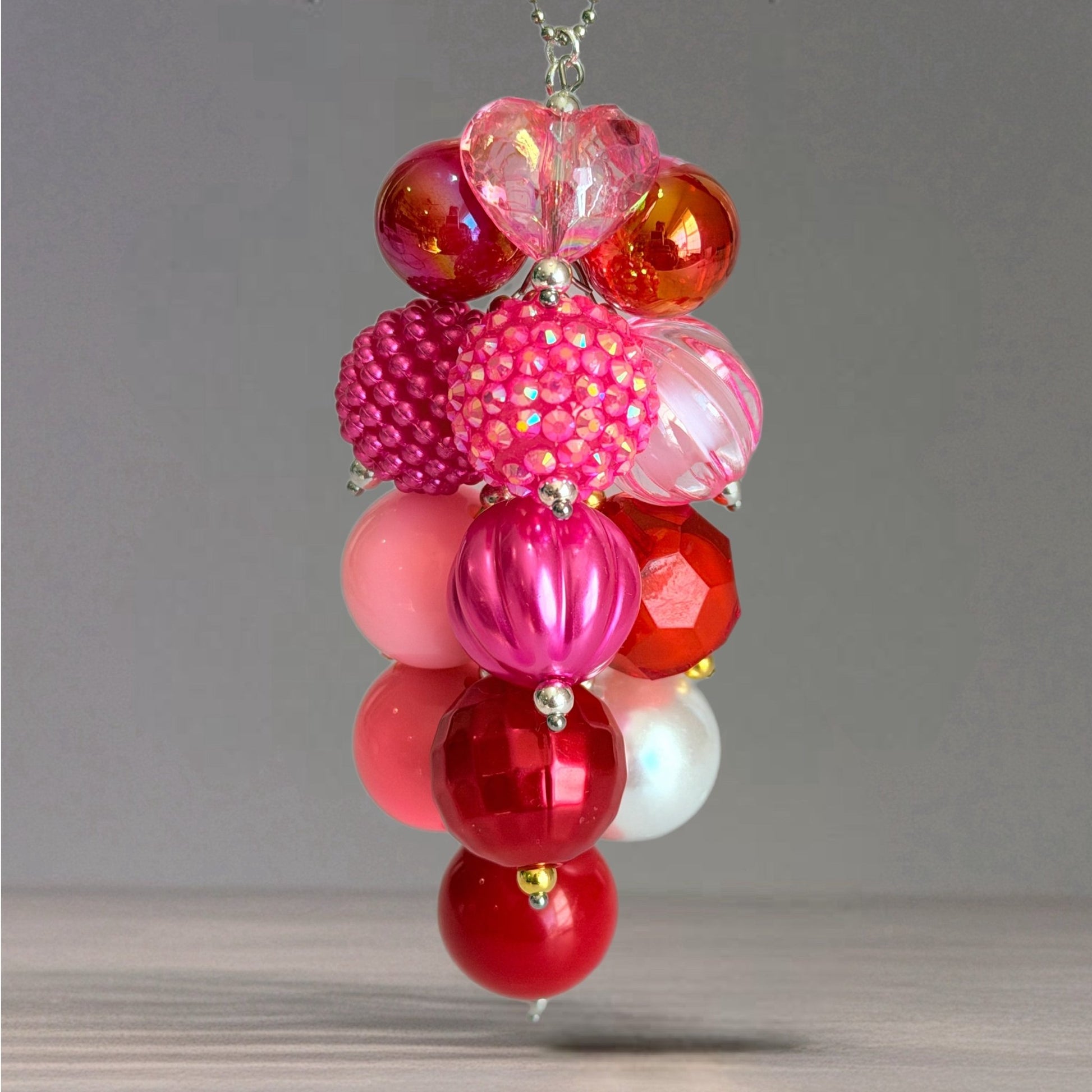 Pink Pop Bauble Charm - Tumbler Handle Charm- updated - The Nifty Little Finds - Bauble - The Nifty Little Finds