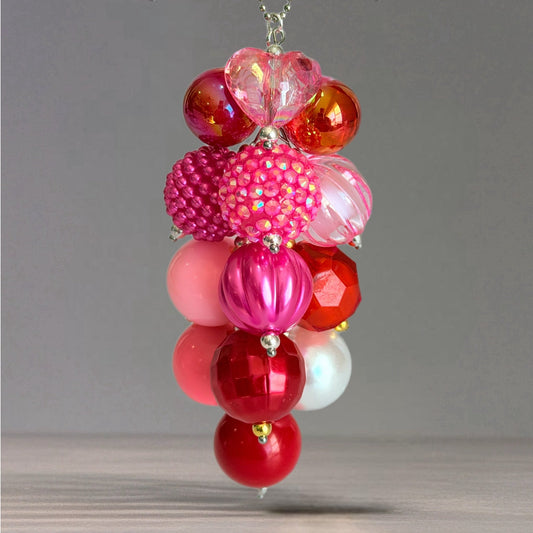 Pink Pop Bauble Charm - Tumbler Handle Charm- updated - The Nifty Little Finds - Bauble - The Nifty Little Finds