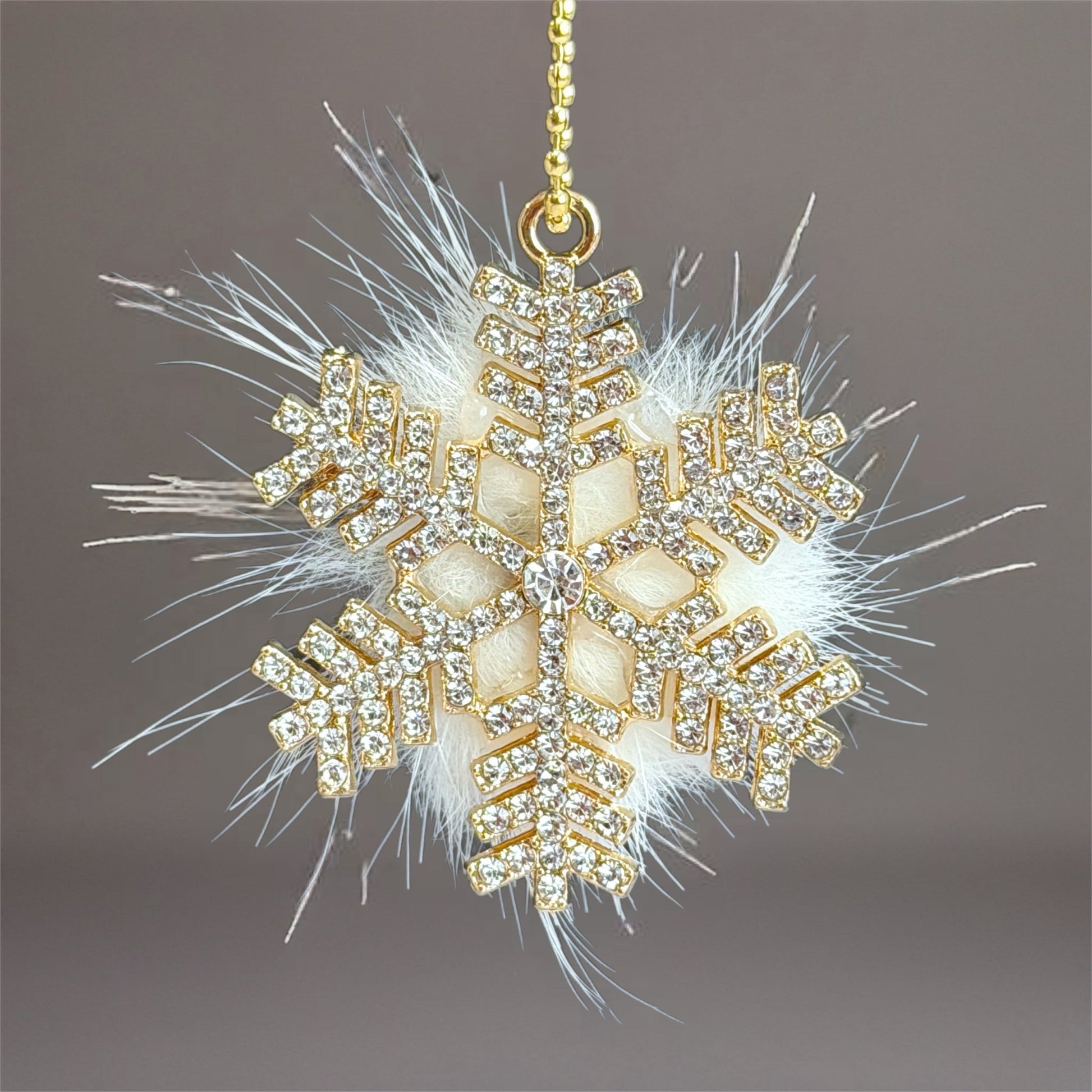 Snow Kissed Snowflake Charm - Tumbler Handle Charm - The Nifty Little Finds - Charm - The Nifty Little Finds