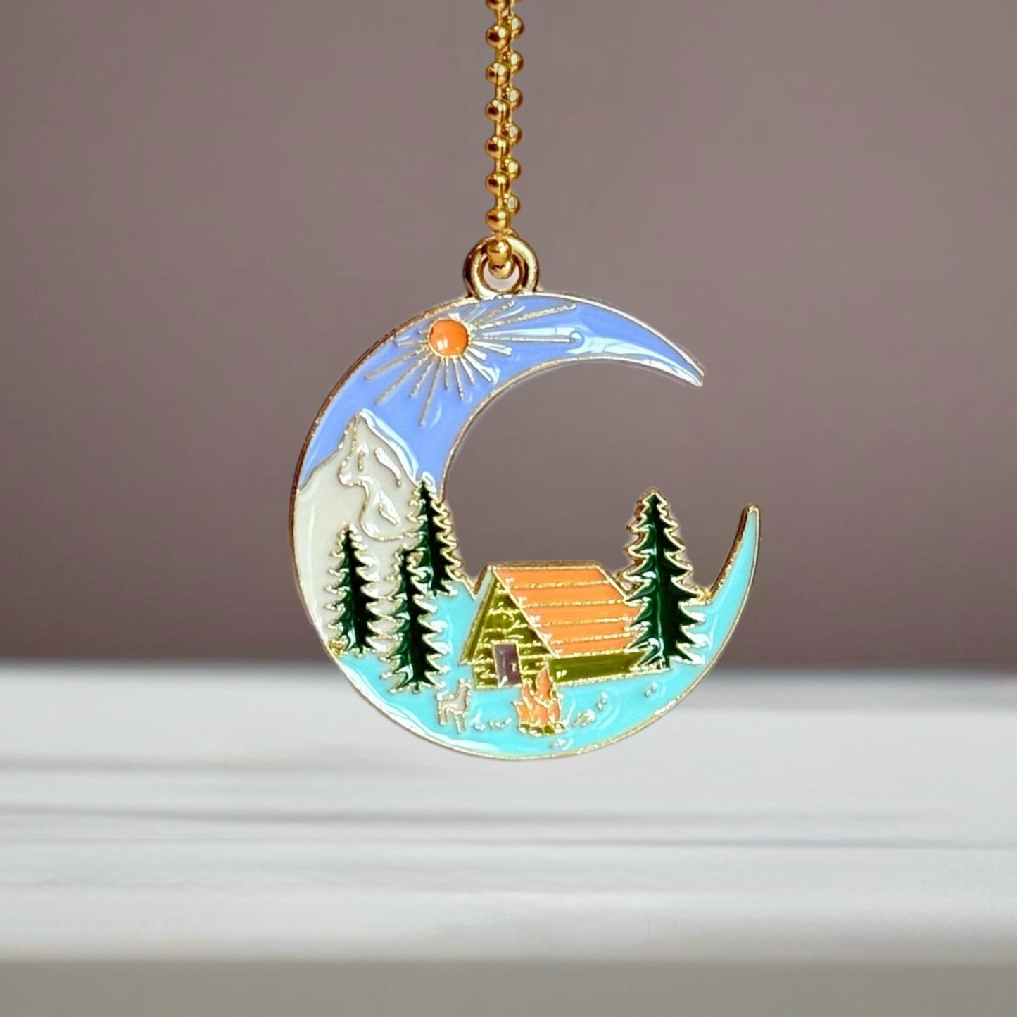 Camping Love Charm - Tumbler Handle Charm - The Nifty Little Finds - Charm - The Nifty Little Finds