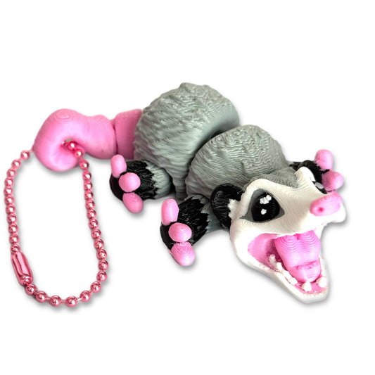 Opossum 3D Deluxe Charm - Tumbler Handle Charm - The Nifty Little Finds - Charm - The Nifty Little Finds