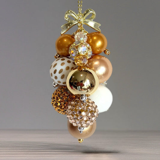 Frost Polka Dots Bauble Charm - Tumbler Handle Charm - The Nifty Little Finds - Bauble - The Nifty Little Finds
