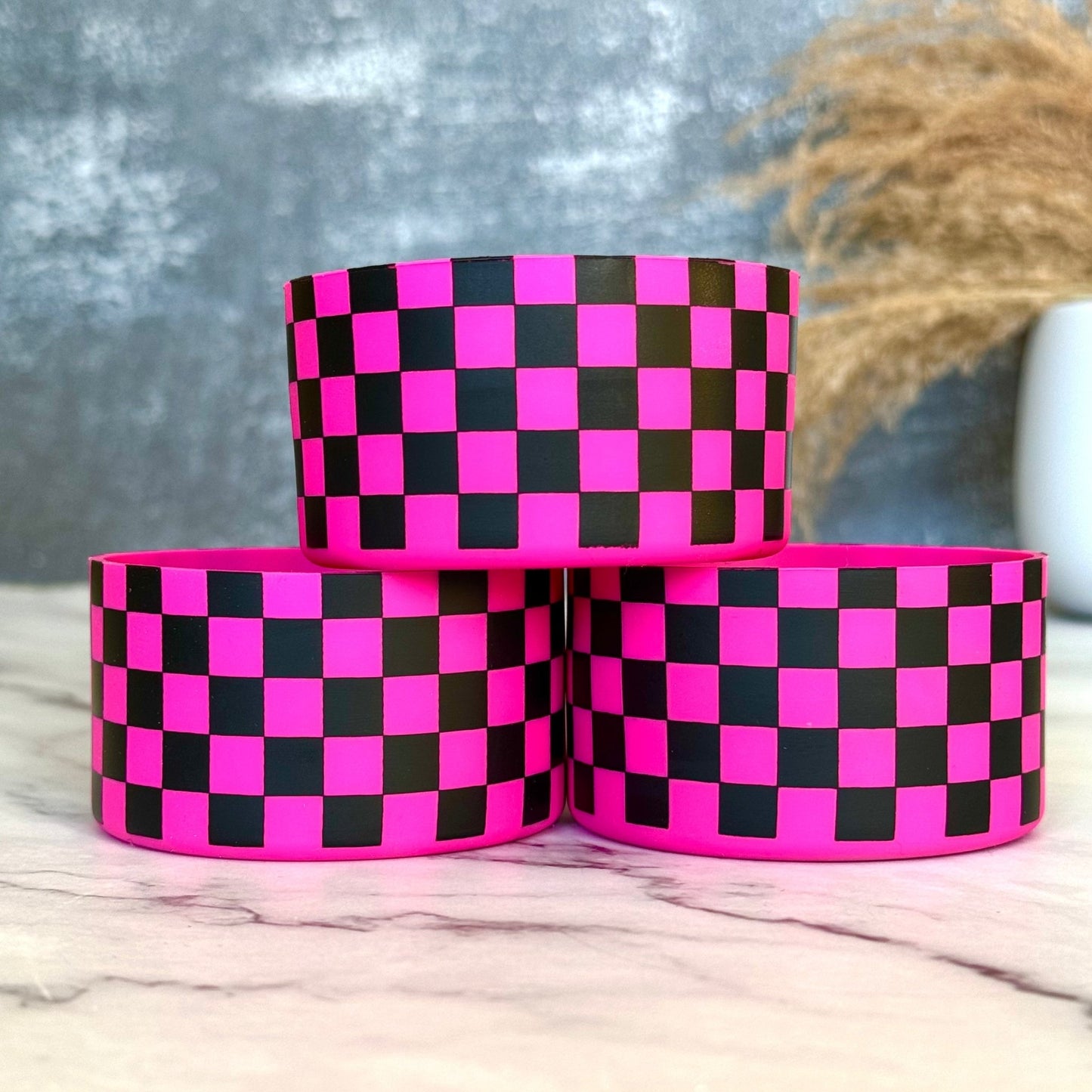 Ravishing Pink Checkers Boot - The Nifty Little Finds - Boot - The Nifty Little Finds