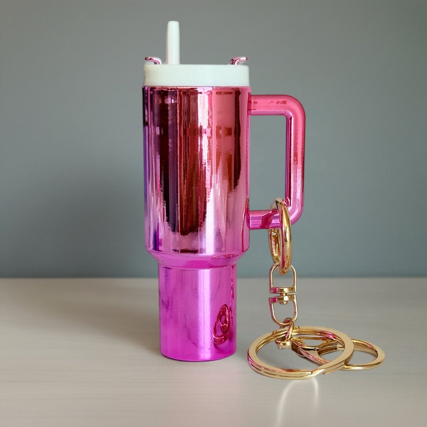 Mini Tumbler Keychain Charm - The Nifty Little Finds - Charm - The Nifty Little Finds