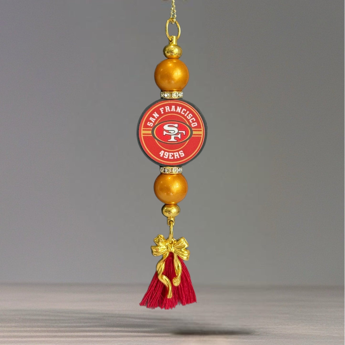 Football Bar Charm - Tumbler Handle Charm - The Nifty Little Finds - Charm - The Nifty Little Finds