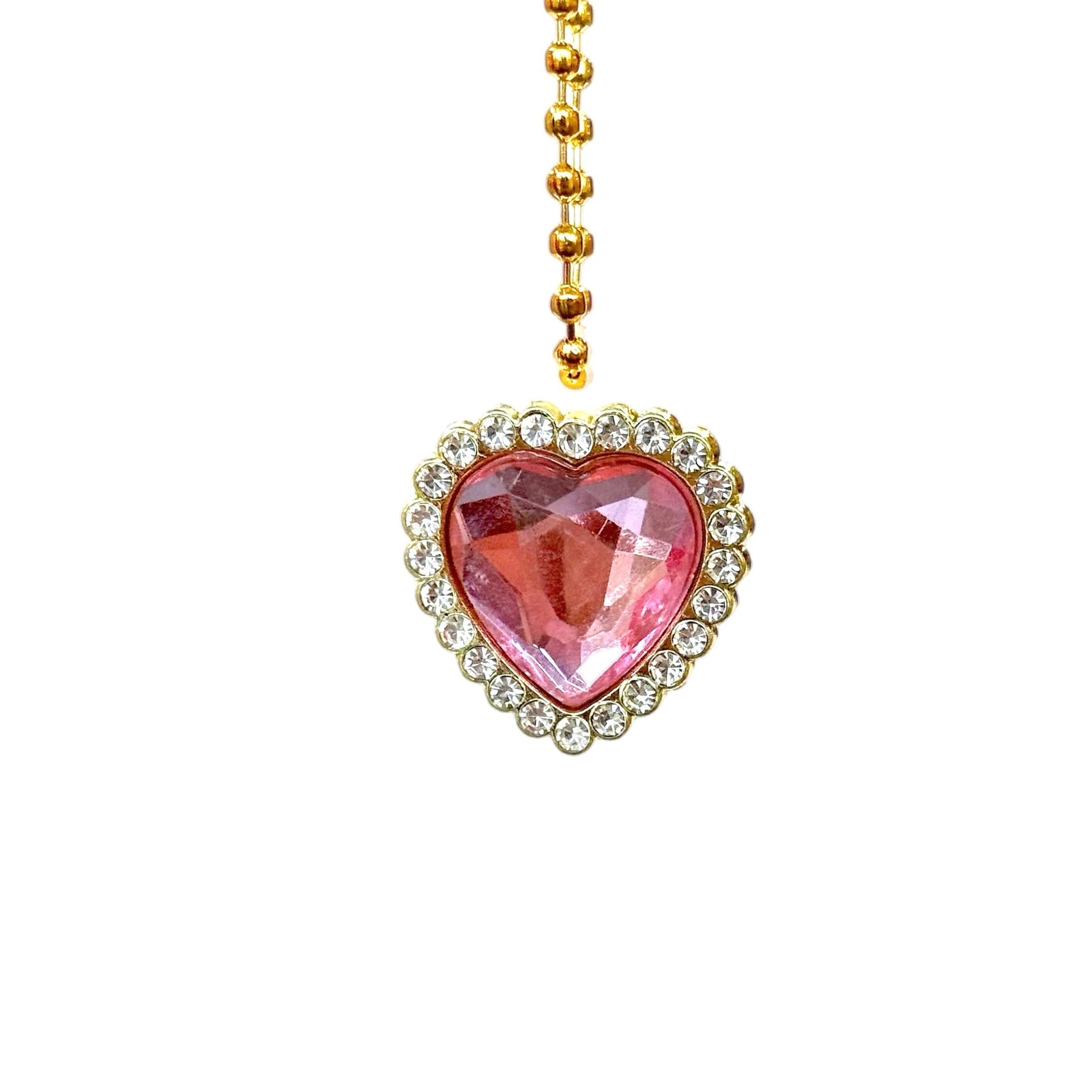 Faceted Heart Charm - Tumbler Handle Charm - The Nifty Little Finds - Charm - The Nifty Little Finds