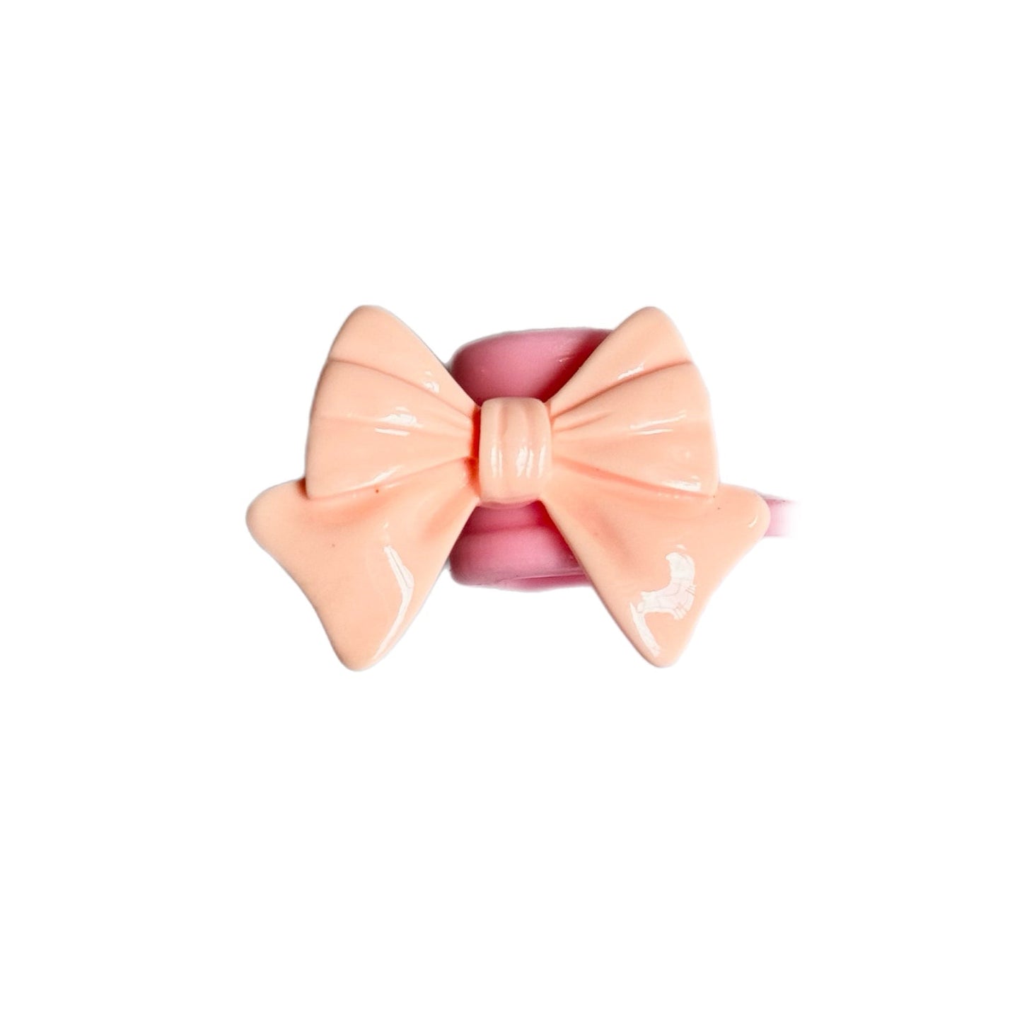 Girly Bow Straw Topper - The Nifty Little Finds - The Nifty Little Finds