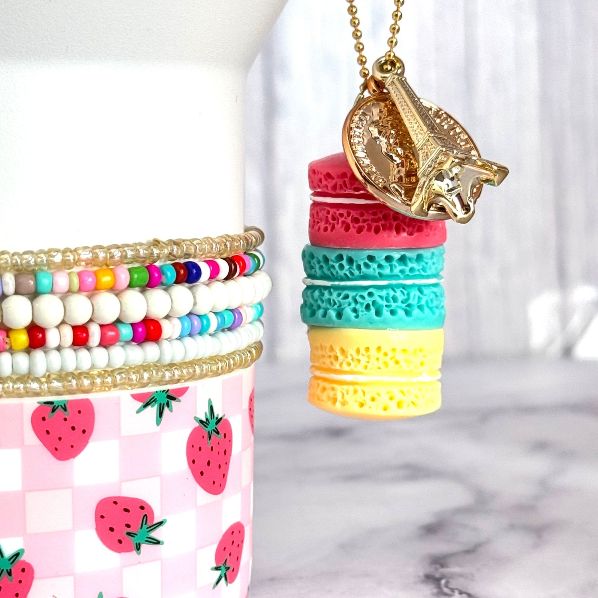 Macaron Deluxe Charm - Tumbler Handle Charm - The Nifty Little Finds - Charm - The Nifty Little Finds