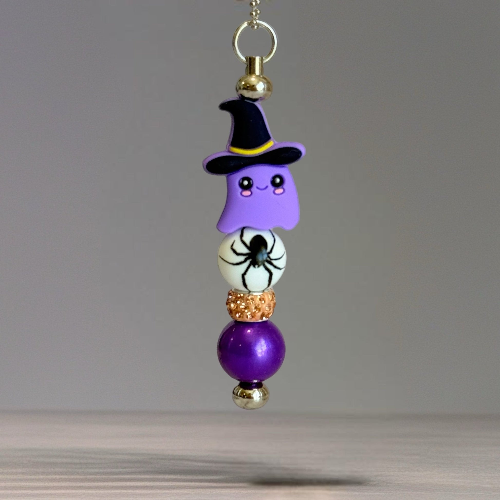 Purple Ghost Bar Charm - Tumbler Handle Charm - The Nifty Little Finds - Charm - The Nifty Little Finds