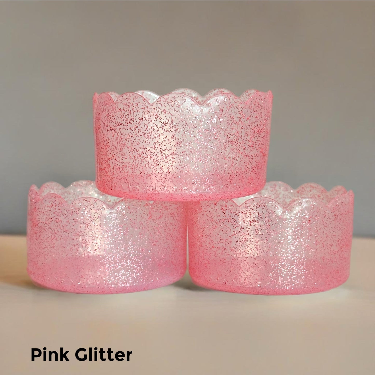 Pink Glitter Scalloped Boot - The Nifty Little Finds - Boot - The Nifty Little Finds