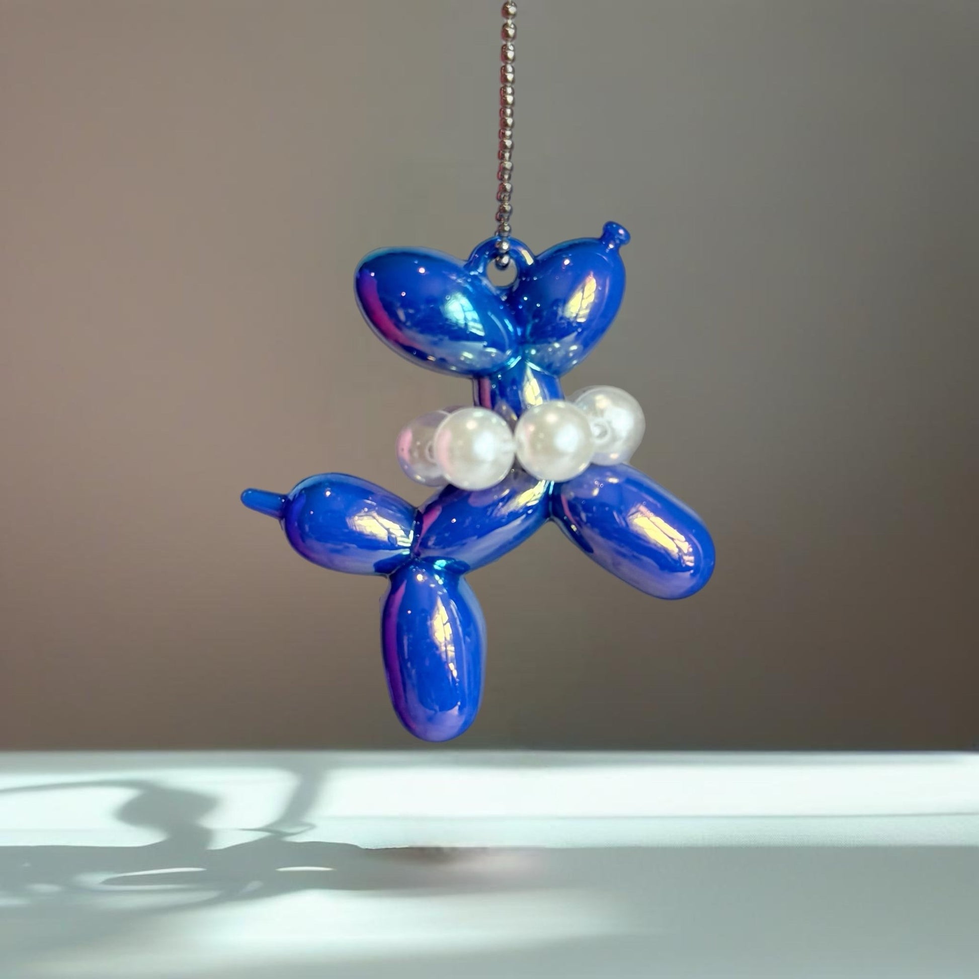 Blue Balloon Dog Charm - Tumbler Handle Charm - The Nifty Little Finds - Charm - The Nifty Little Finds