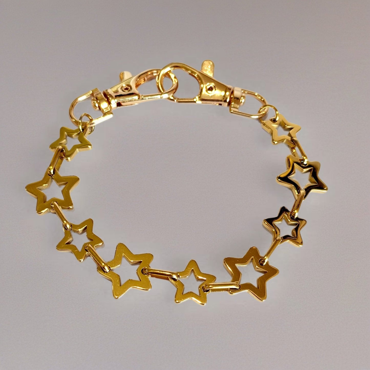 Gold Stars Deluxe Tumbler Charm Necklace - The Nifty Little Finds - Necklace - The Nifty Little Finds