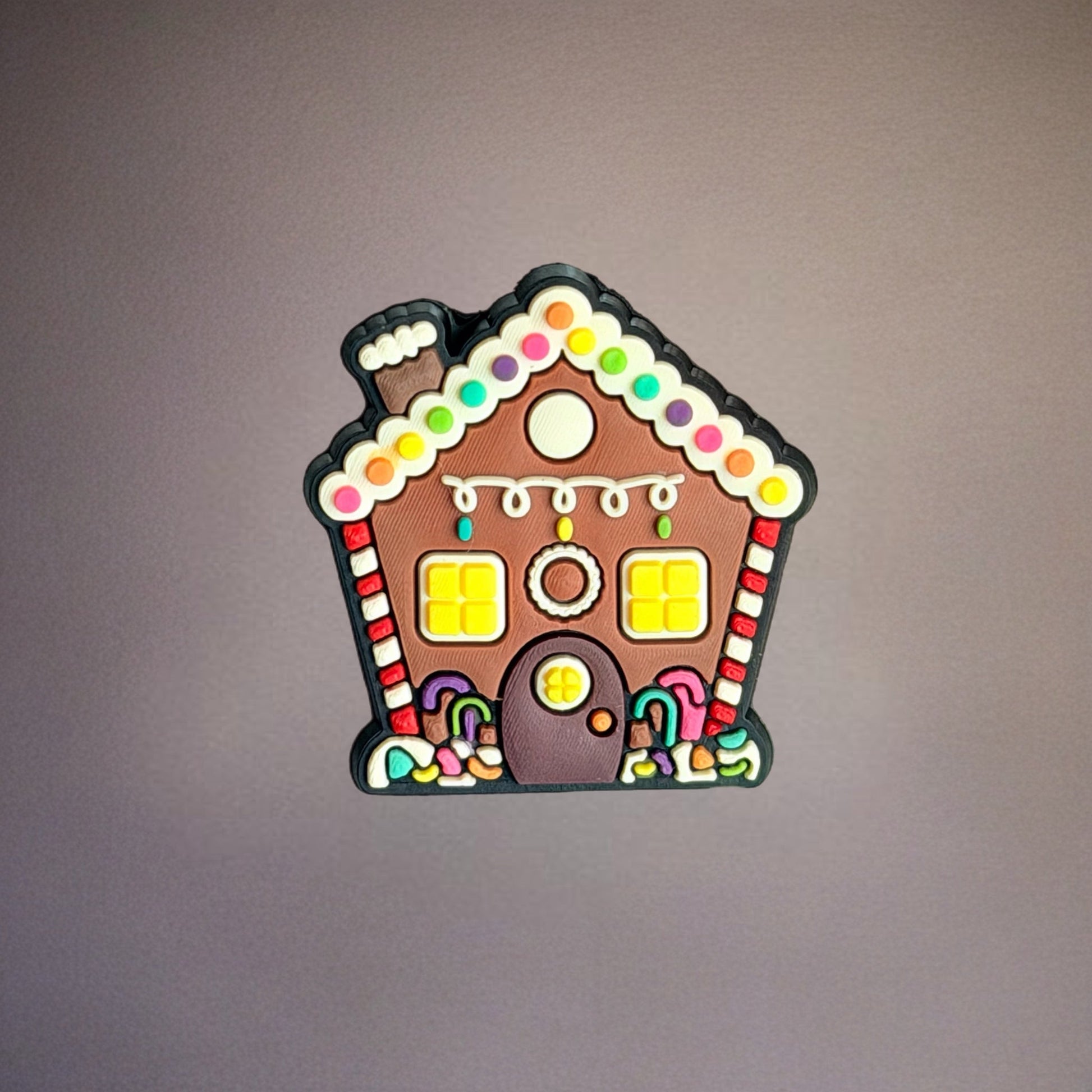 Gingerbread House Silicone Tumbler Magnet - The Nifty Little Finds - The Nifty Little Finds