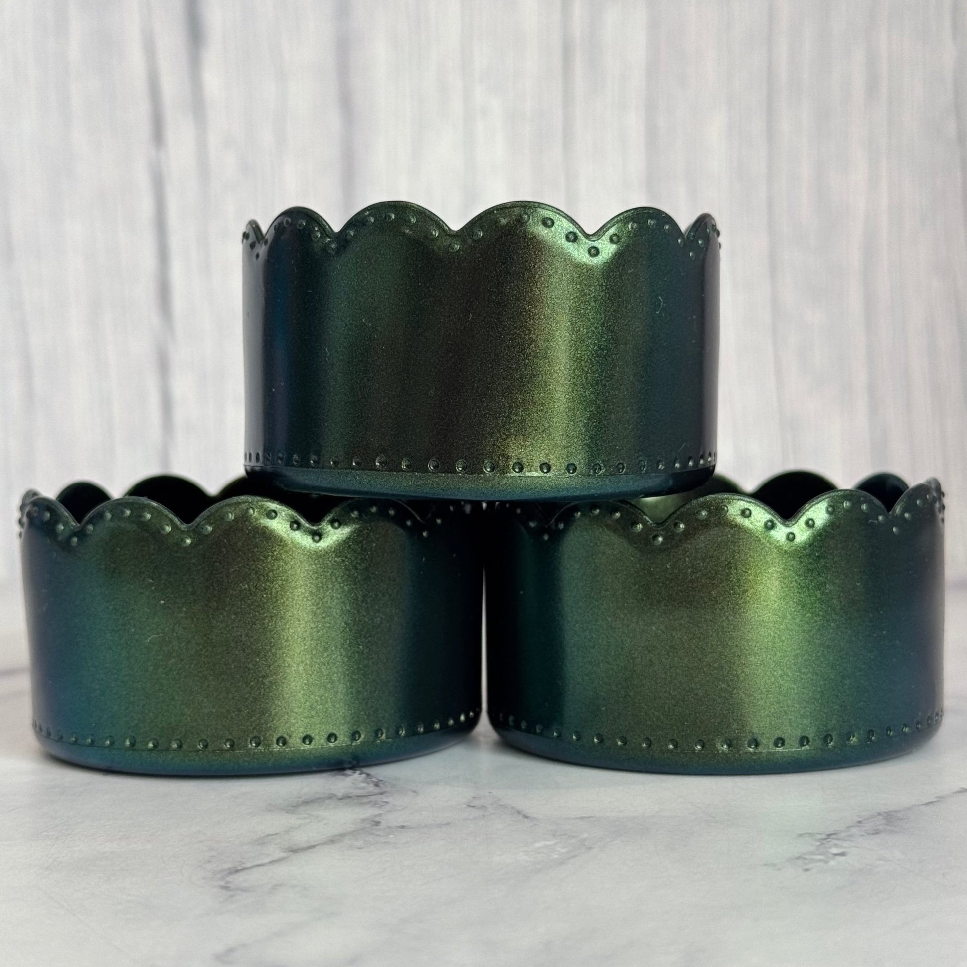 Emerald Shimmer Scallop Boot - The Nifty Little Finds - Boot - The Nifty Little Finds