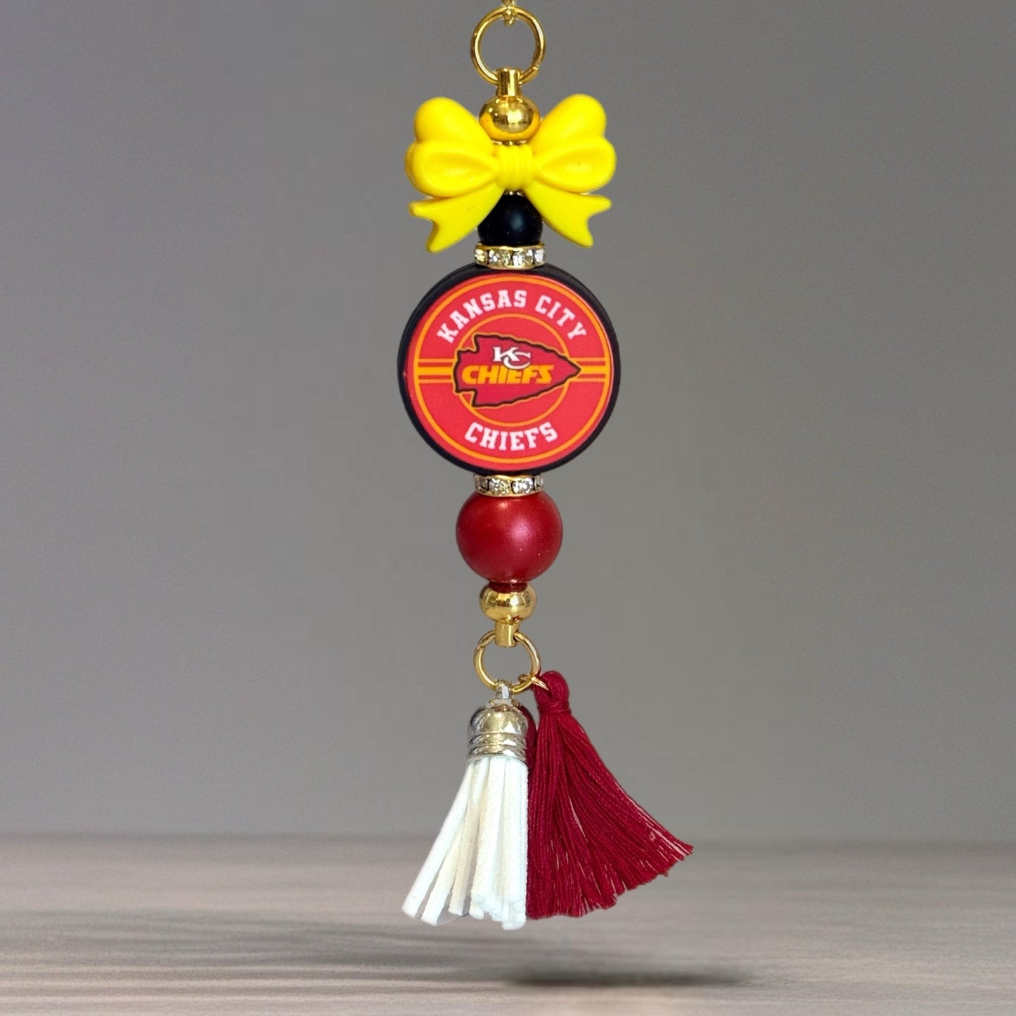 Football Bar Charm - Tumbler Handle Charm - The Nifty Little Finds - Charm - The Nifty Little Finds