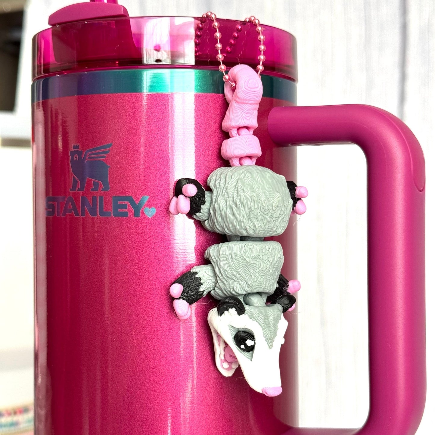 Opossum 3D Deluxe Charm - Tumbler Handle Charm - The Nifty Little Finds - Charm - The Nifty Little Finds