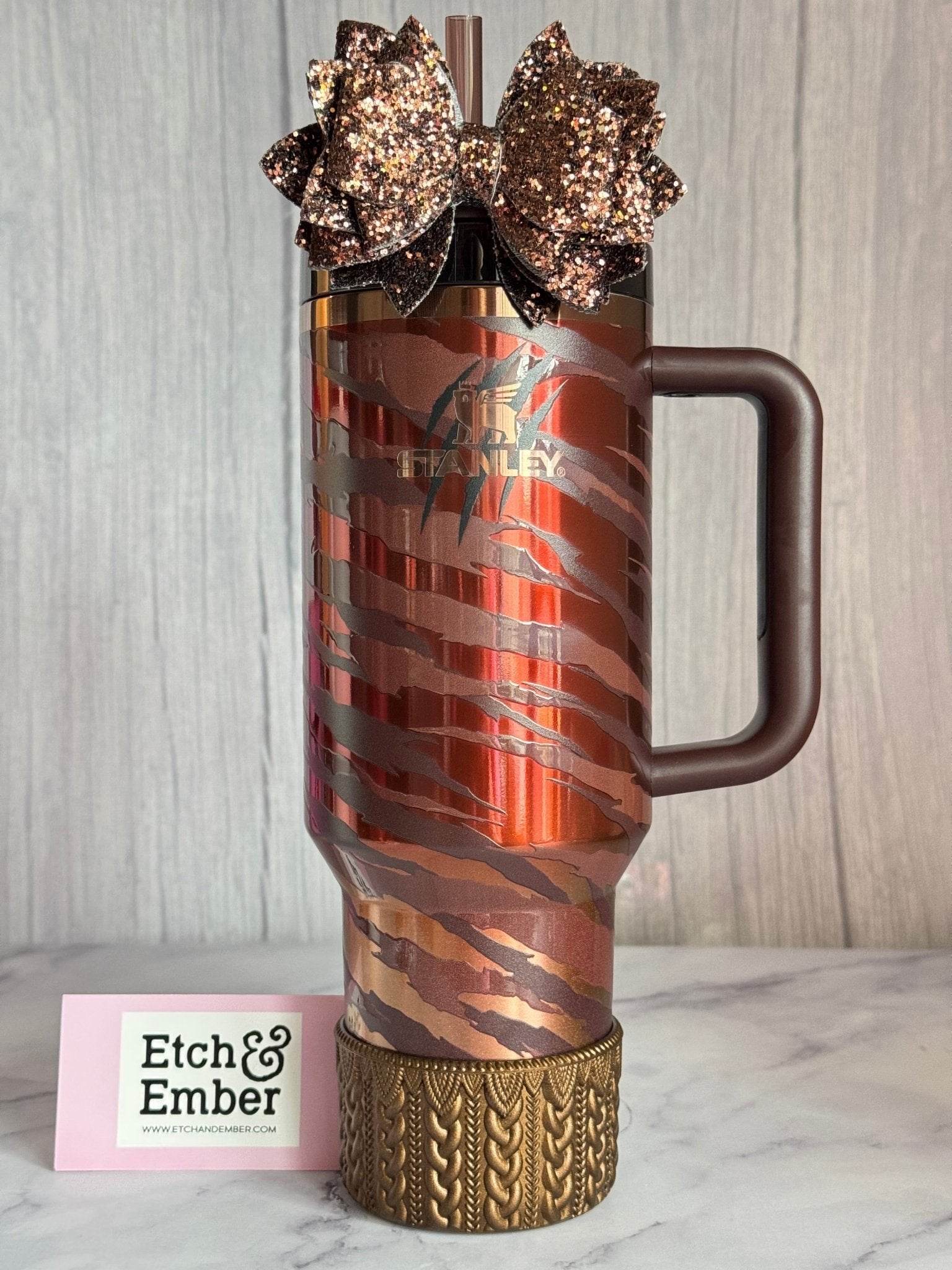 Deep Bronze Metallic MACRAME Boot - The Nifty Little Finds - Boot - The Nifty Little Finds