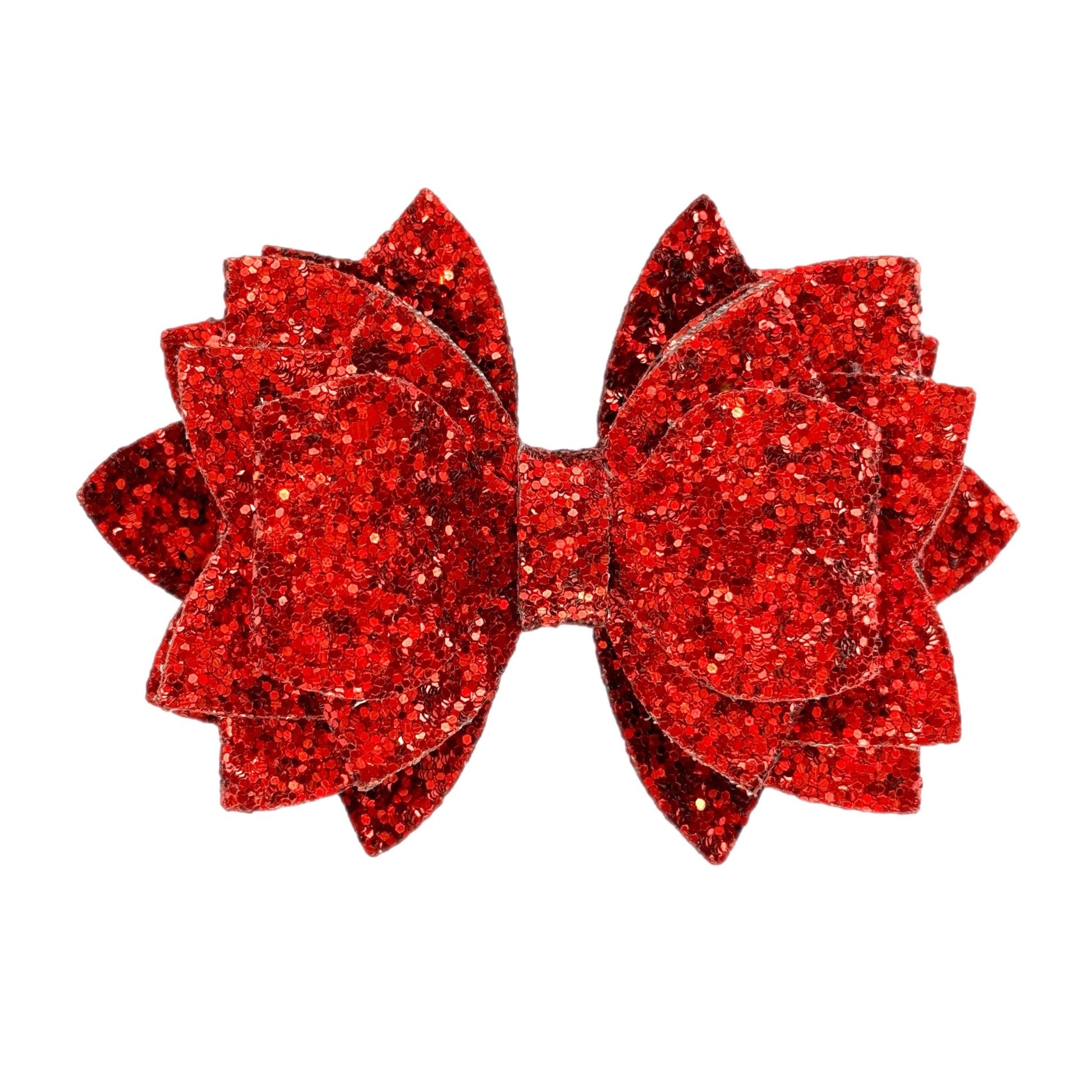 Ruby Red Glitter Tumbler Bow - The Nifty Little Finds - Bow - The Nifty Little Finds
