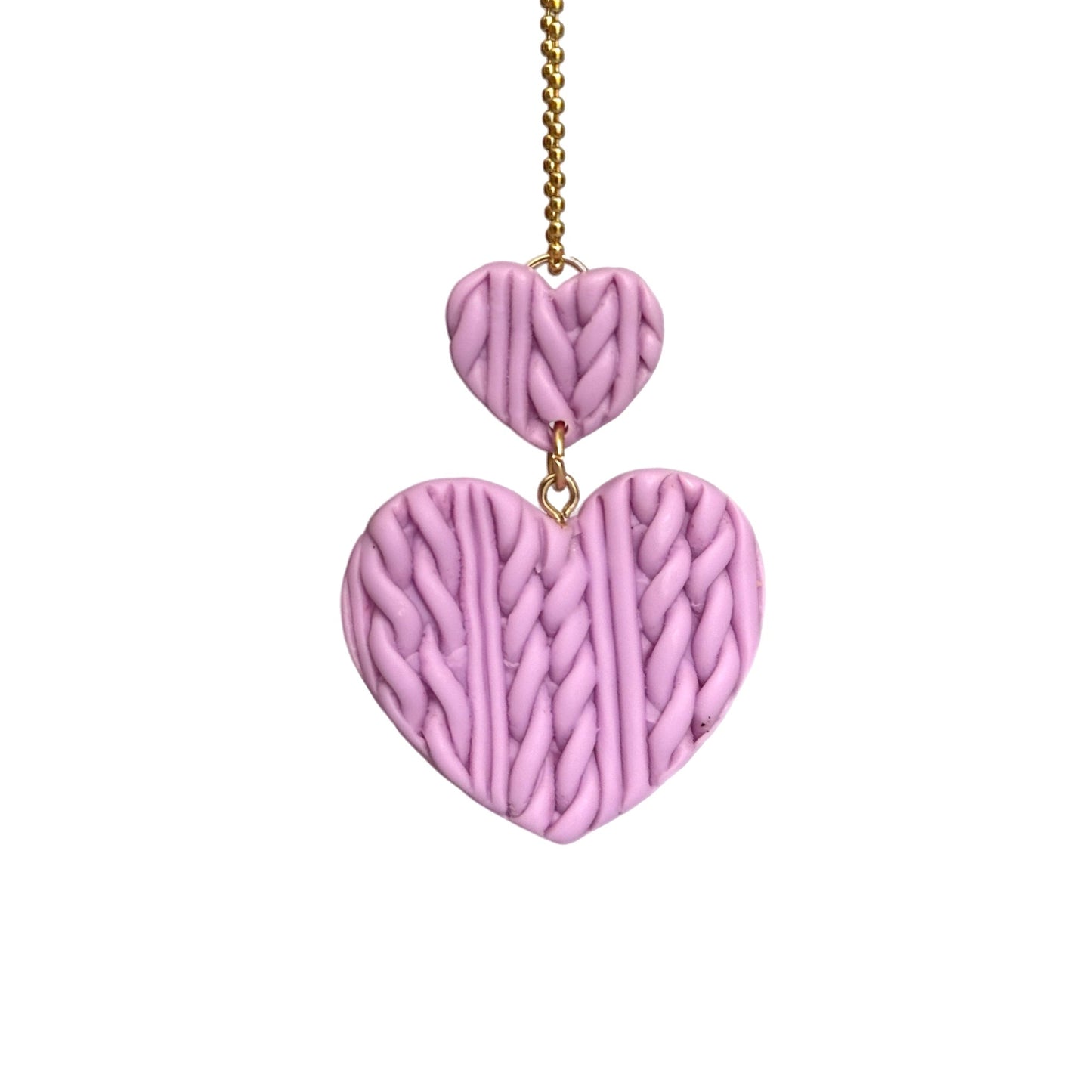 Sweater Hearts Charm - Tumbler Handle Charm - The Nifty Little Finds - Charm - The Nifty Little Finds